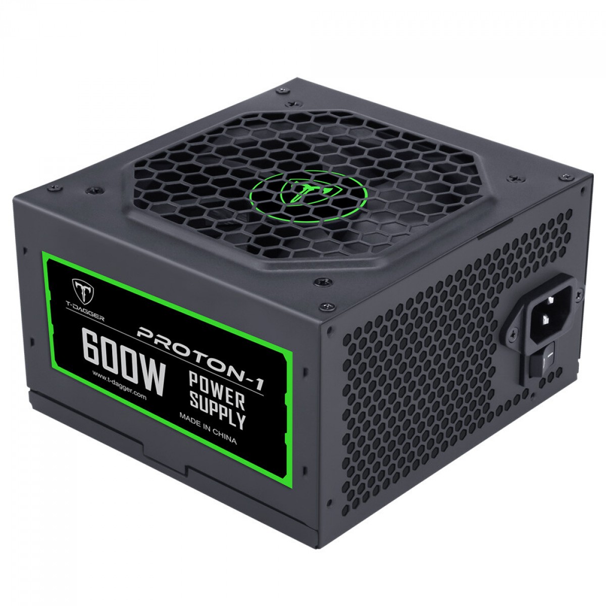 Fonte T-Dagger Proton-1, ATX 600W T-Dagger Proton-1 Bivolt PFC Ativo, T-TPS205