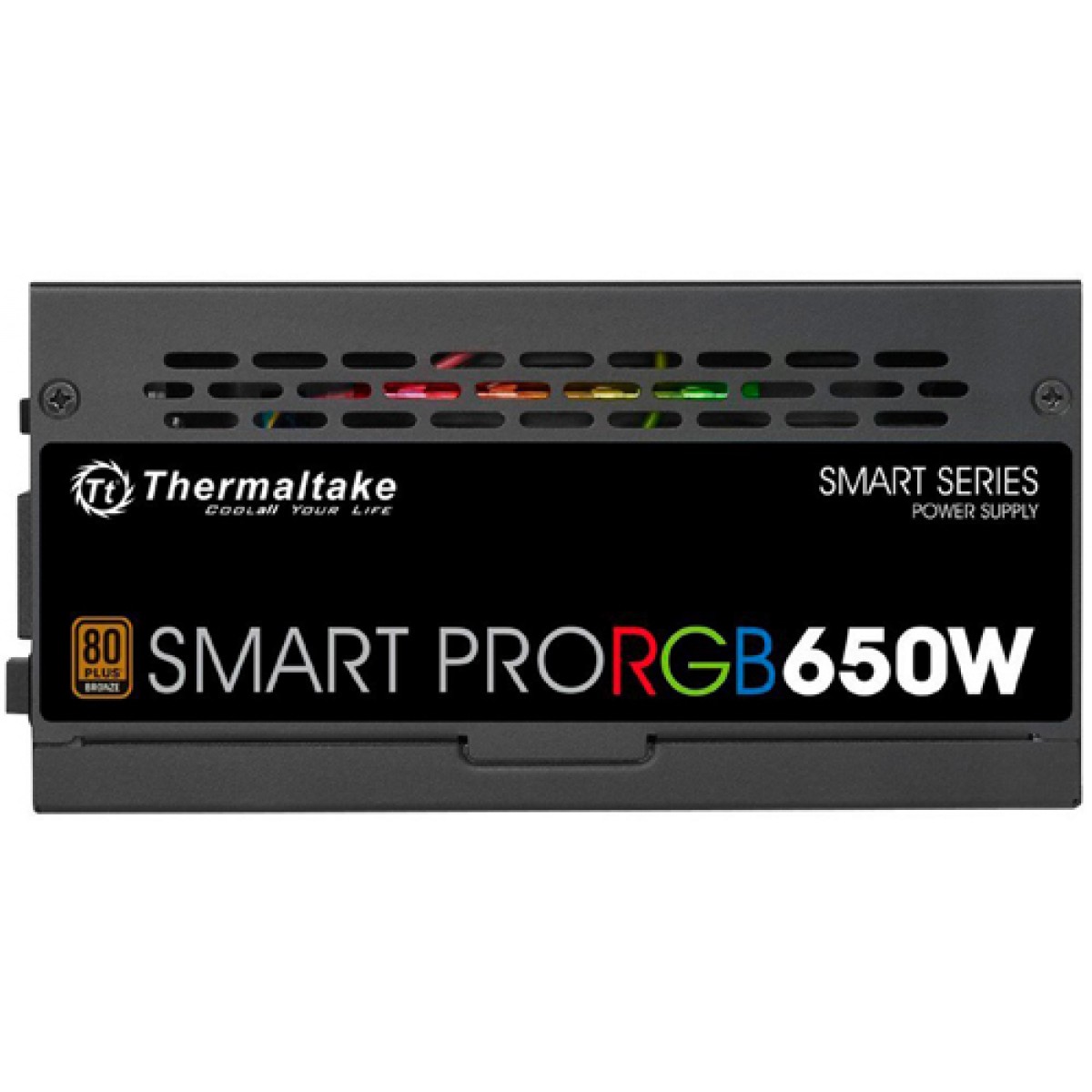 Fonte Thermaltake Smart Pro RGB 650W 80 Plus Bronze, Modular, PFC Ativo, PS-SPR-0650FPCBUS-R