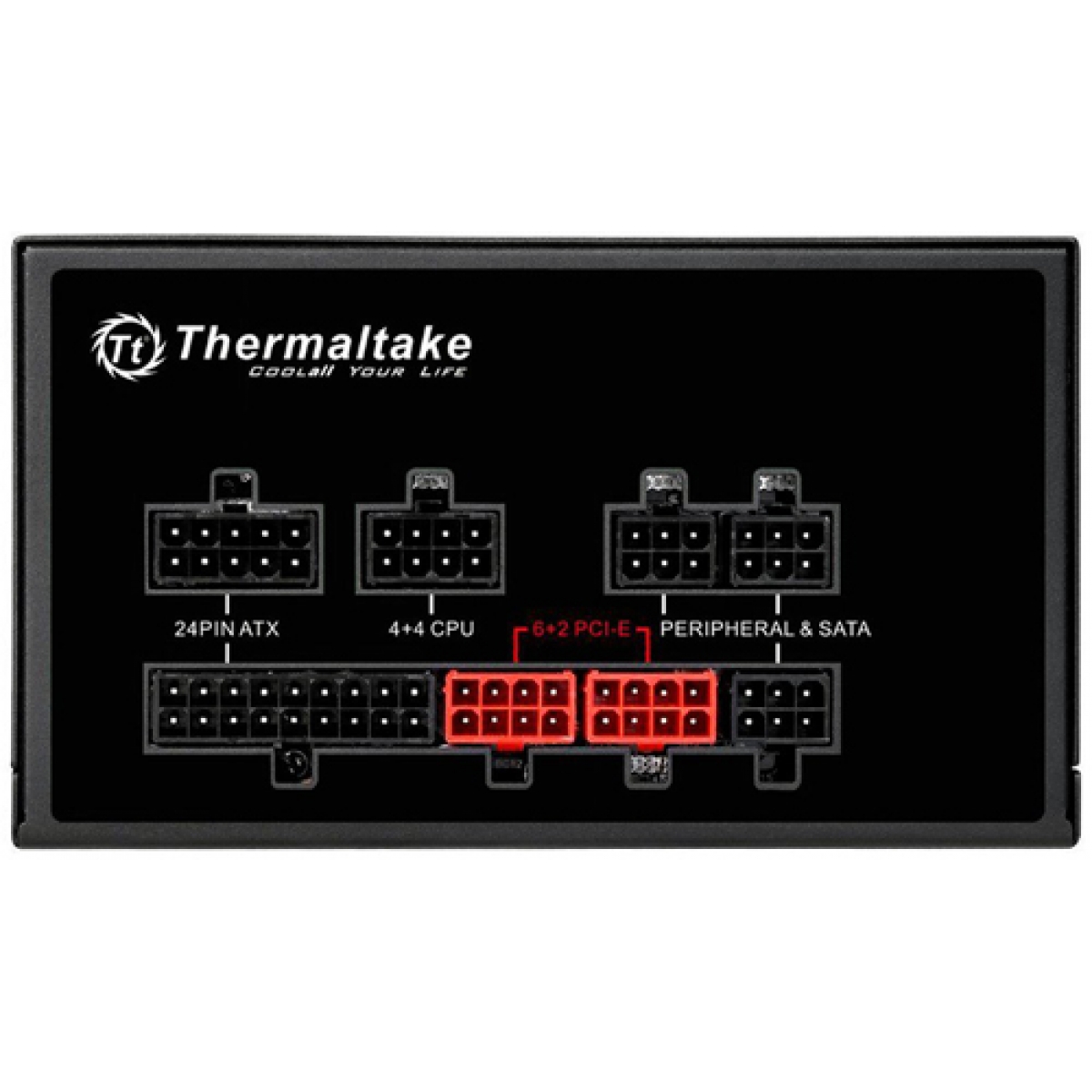 Fonte Thermaltake Smart Pro RGB 650W, 80 Plus Bronze, PFC Ativo, Full Modular, PS-SPR-0650FPCBBZ-R