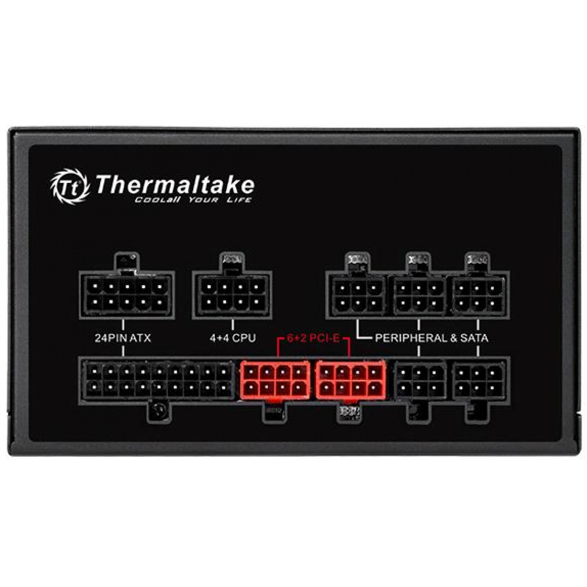 Fonte Thermaltake Smart Pro RGB 850W, 80 Plus Bronze, PFC Ativo, Full Modular, PS-SPR-0850FPCBUS-R