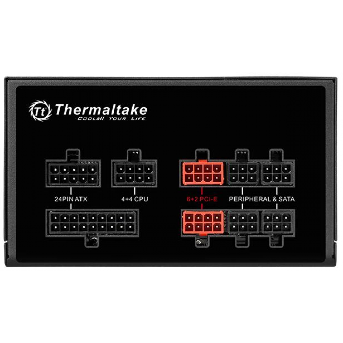 Fonte Thermaltake Toughpower Grand RGB, 650W, 80 Plus Gold, PFC Ativo, Full Modular, PS-TPG-0650FPCGUS-R