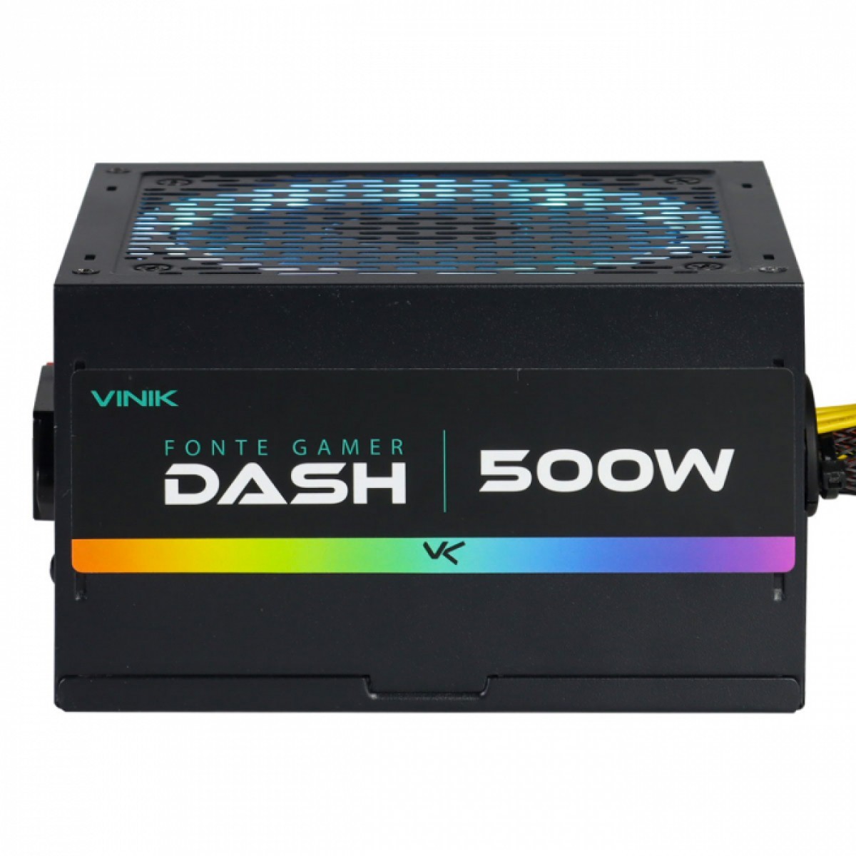 Fonte Vinik Gamer Dash 500W, RGB, Preto, VFG500WPR
