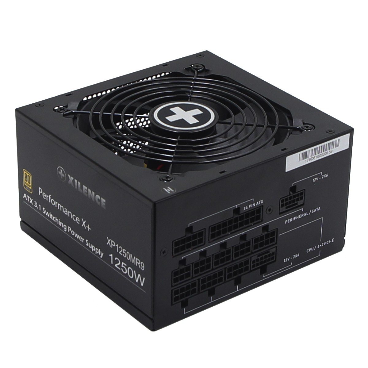 Fonte Xilence by be quiet!, 1250W, 80 Plus Gold, PFC Ativo, Full Modular, PCIe 5.0, Preto, XP1250MR9.2 BR