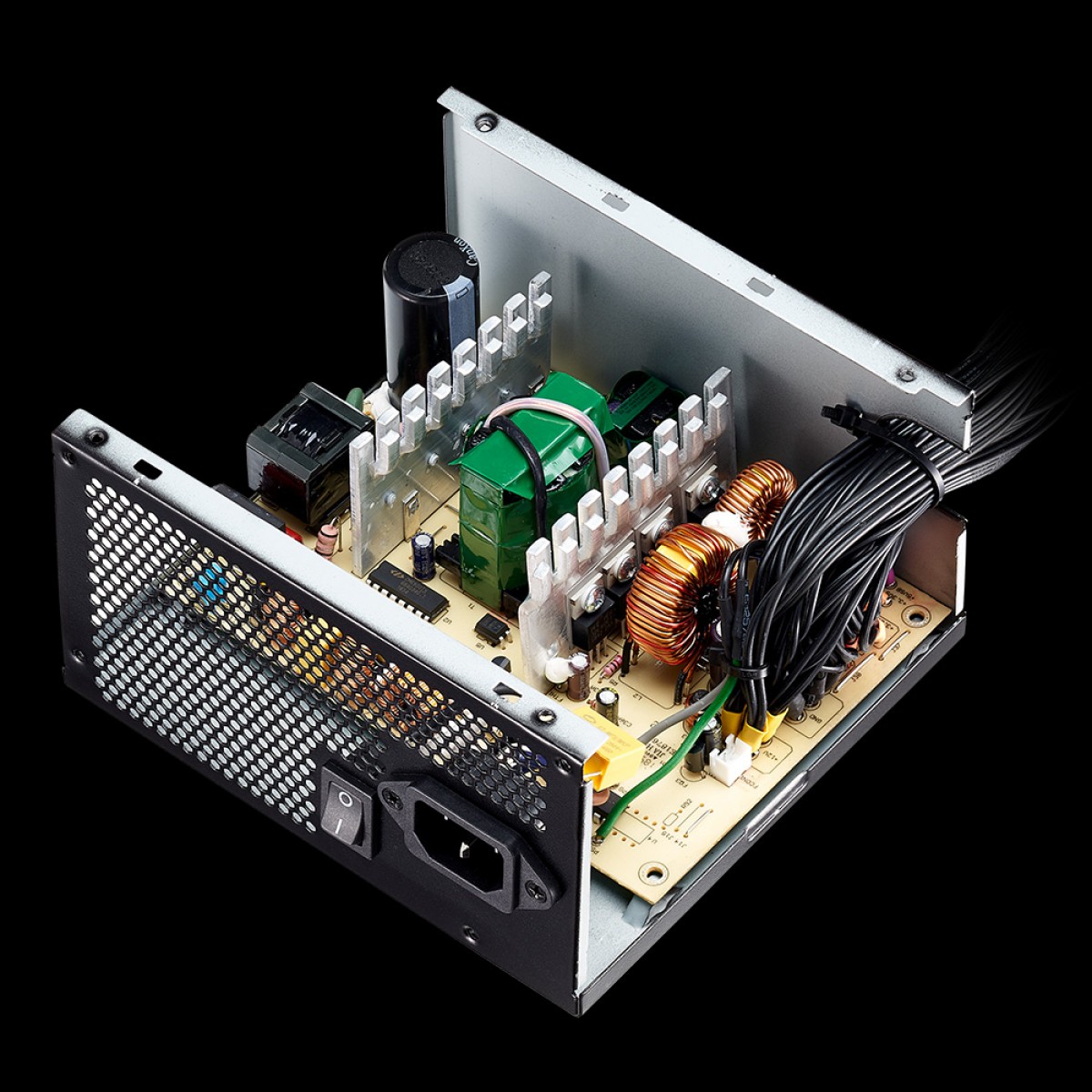 Fonte XPG Probe 500W, 80 Plus Bronze, PFC Ativo, PROBE500B-BKCBR