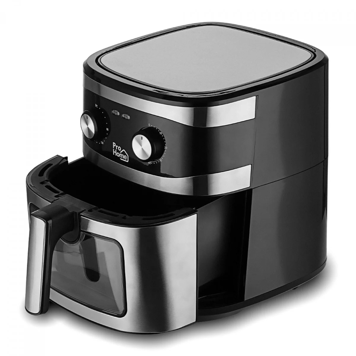 Fritadeira Elétrica Air Fryer Pro Home Classic, Com Visor, Capacidade 6.5L, 110V, Preto e Inox, PH-AF-CL1500WS7LS110A - OPEN BOX -1 