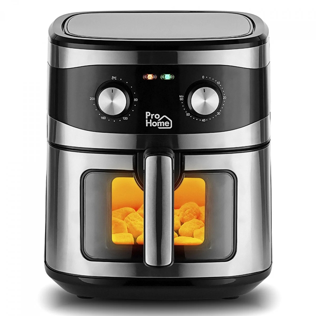 Fritadeira Elétrica Air Fryer Pro Home Classic, Com Visor, Capacidade 6.5L, 110V, Preto e Inox, PH-AF-CL1500WS7LS110A - OPEN BOX -1 