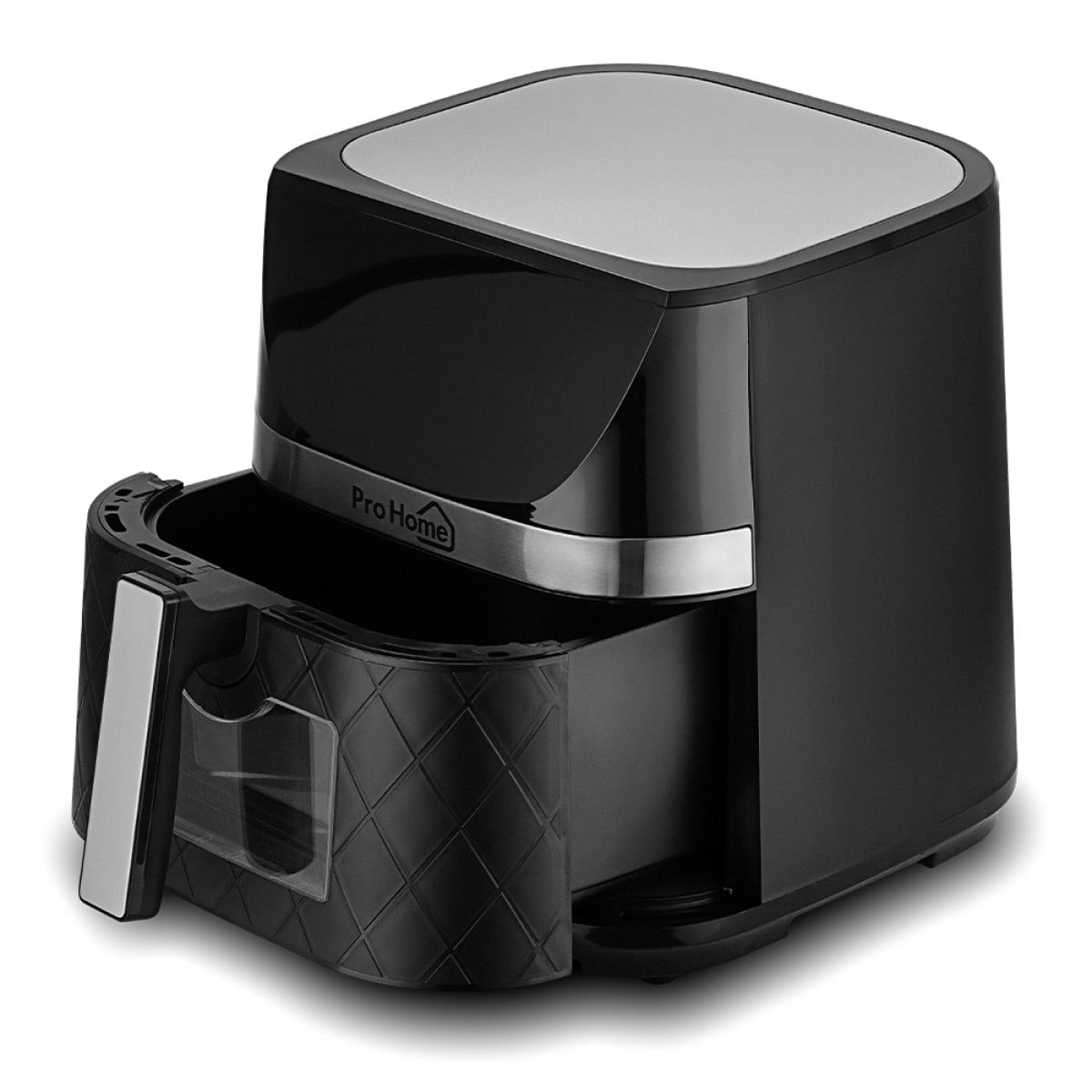 Fritadeira Elétrica Air Fryer Pro Home Family PRO, 100% Digital, Com Visor, 8L, 110V, Preto e Inox, PH-AF-FP1700WB8LS110D