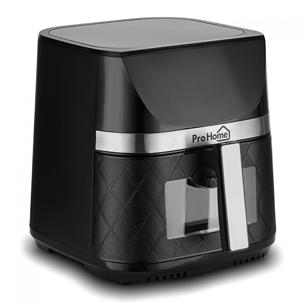 Fritadeira Elétrica Air Fryer Pro Home Family PRO, 100% Digital, Com Visor, 8L, 110V, Preto e Inox, PH-AF-FP1700WB8LS110D