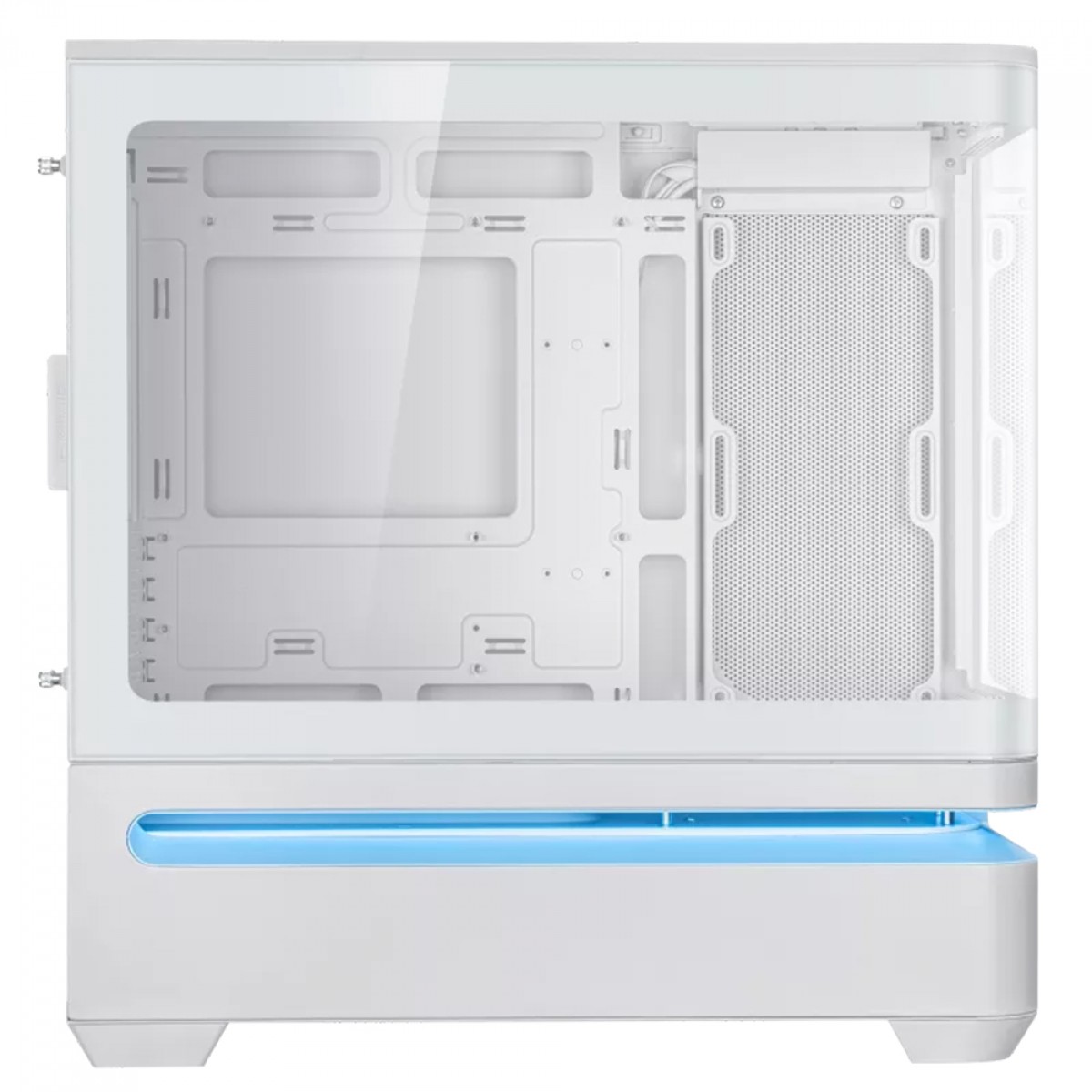 Gabinete Asus Prime AP202, ARGB, Mid Tower, Vidro Temperado, MATX, Sem Fonte, Sem Fan, Branco, 90DC00P3-B00000