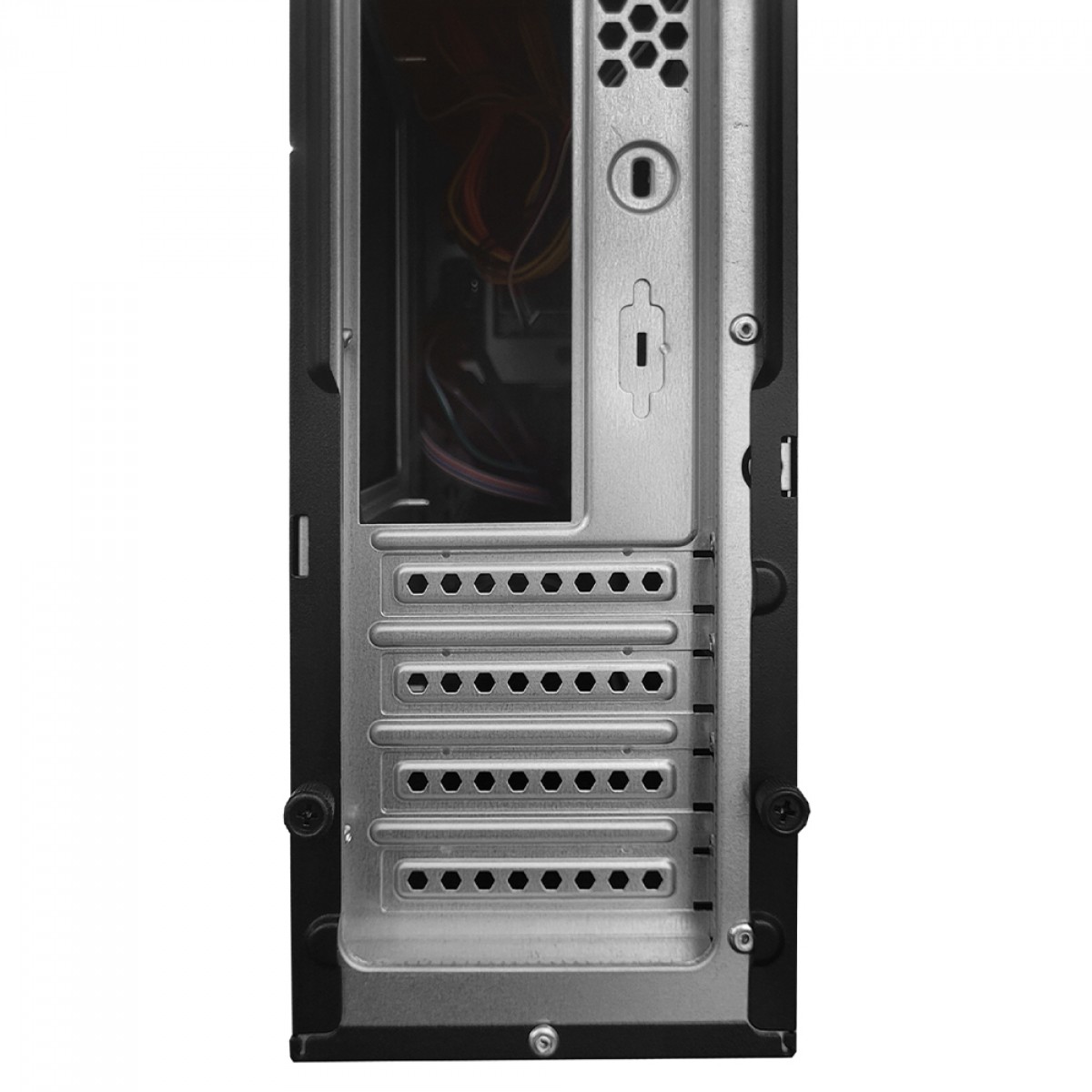 Gabinete Brx Horizontal Slim SFF ST-01, Micro Tower, Sem Fonte, Preto, ST-01 SFF - Open Box