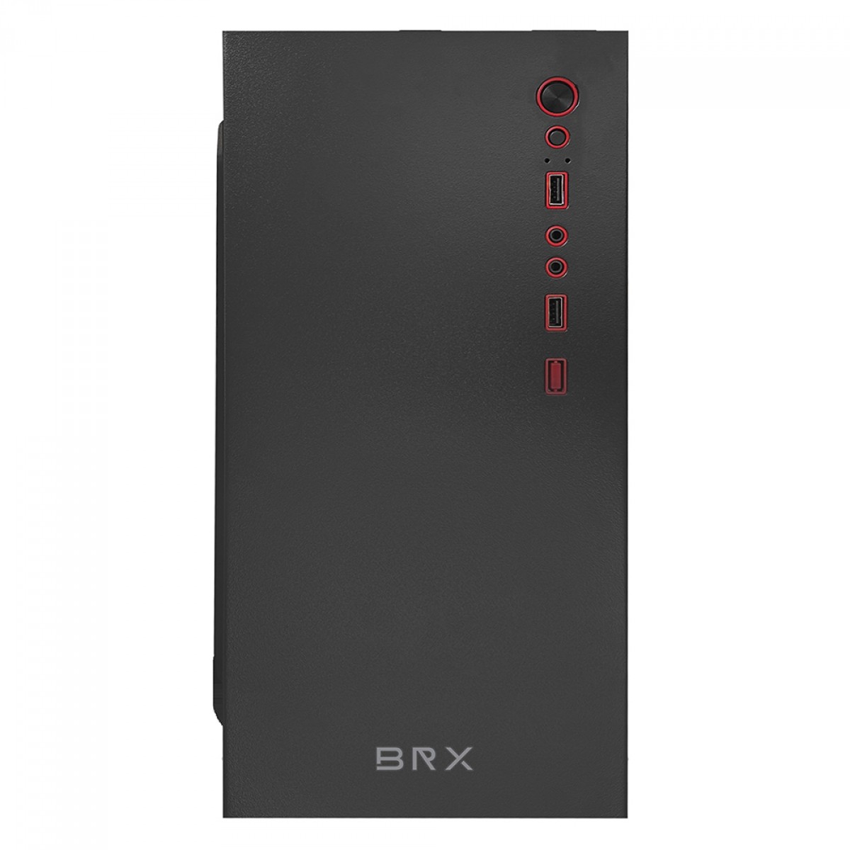 Gabinete BRX Office F10, M-ATX, Preto, Sem Fonte, Sem Fan, GABBRXF10
