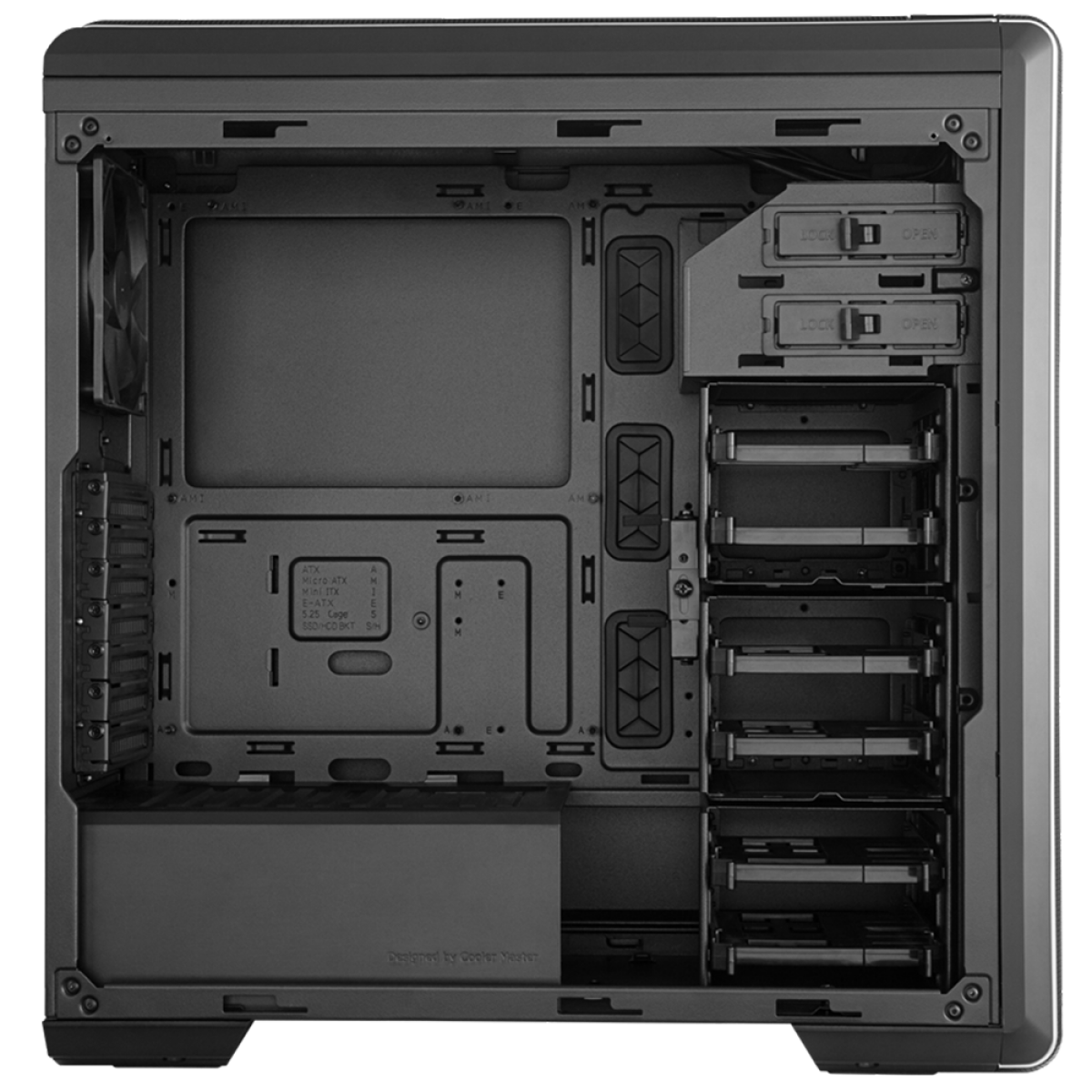 Gabinete Cooler Master MasterBox CM694 TG, Mid Tower, Vidro Temperado, Black, Sem Fonte, Sem Fan, MCB-CM694-KG5N-S00