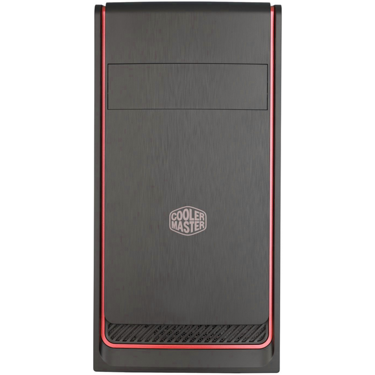 Gabinete Gamer Cooler Master Masterbox E300L, Mini Tower, Black/Red, Sem Fonte, Com 1 Fan, MCB-E300L-KN5N-B00