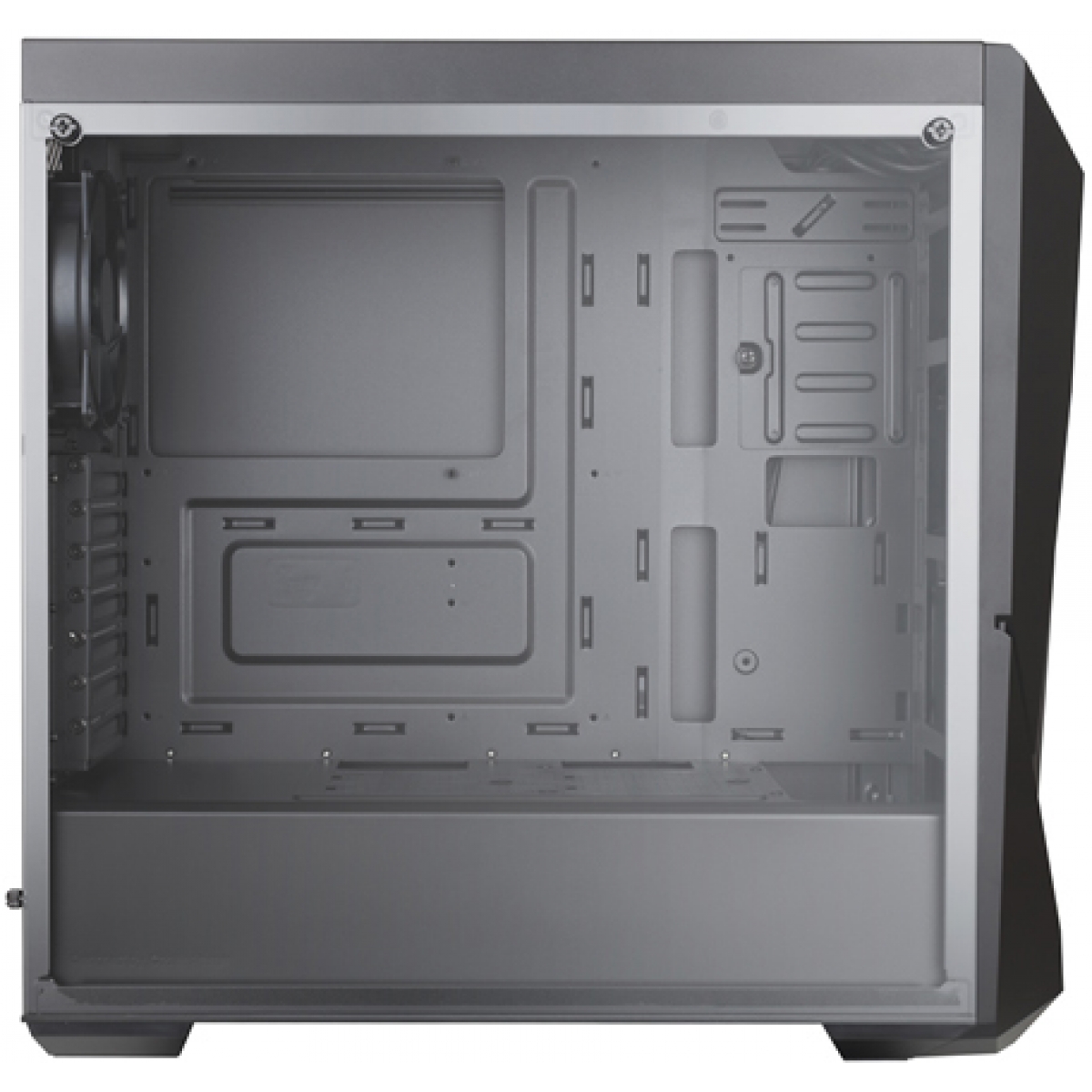 Gabinete Gamer Cooler Master Masterbox K500 RGB, Mid Tower, Vidro Temperado, Black, Sem Fonte, Com 3 Fans, MCB-K500D-KGNN-S00