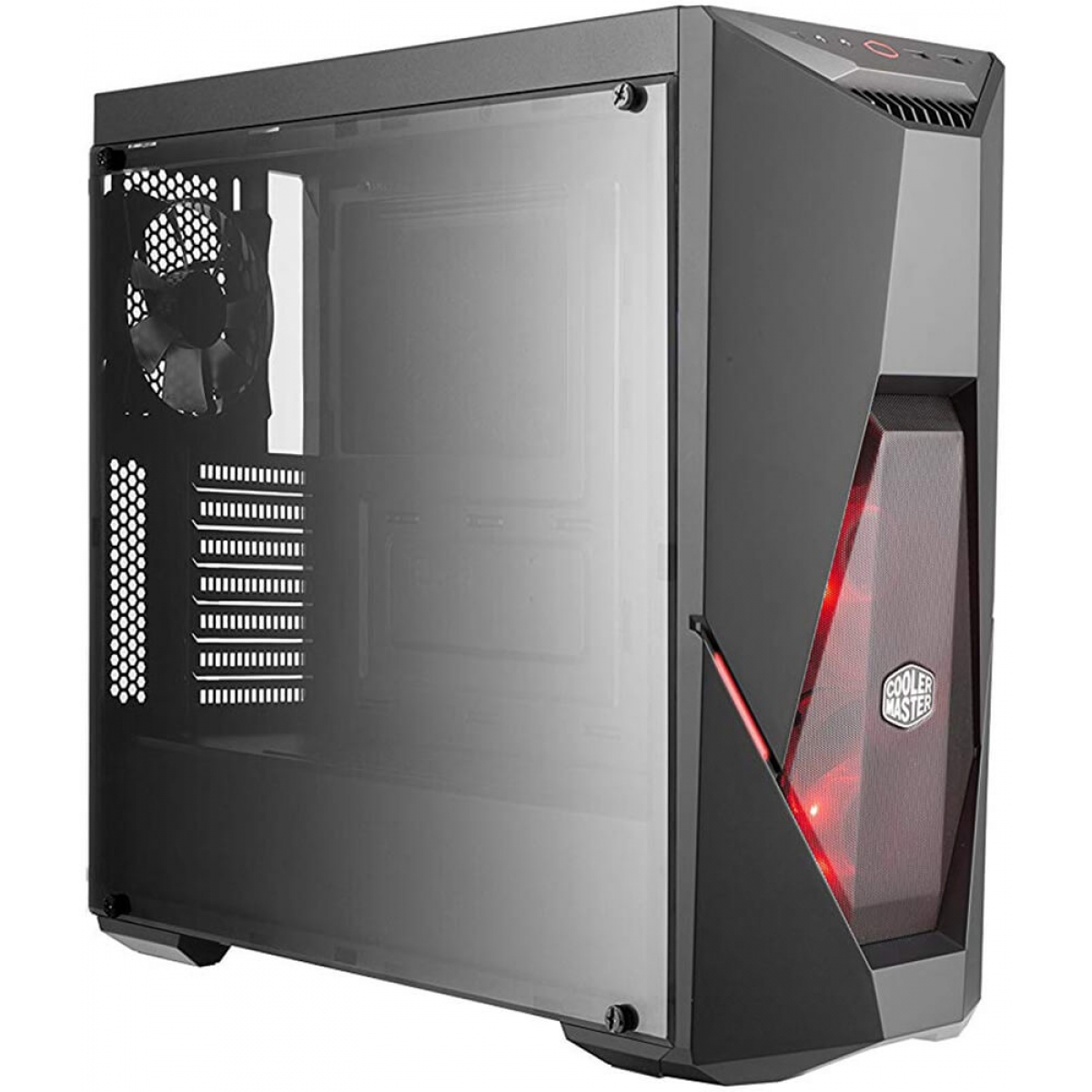Gabinete Gamer Cooler Master, Masterbox K500L, Mid Tower, Acrílico, Black, Sem Fonte, Com 3 Fans