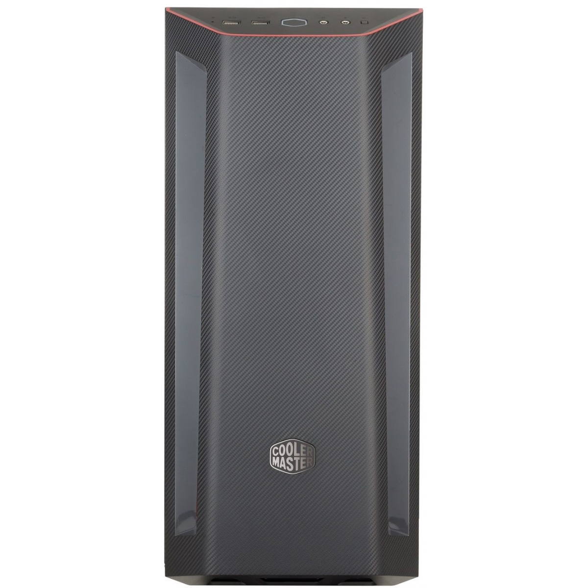 Gabinete Gamer Cooler Master Masterbox MB501L, Mid Tower, Black, Sem Fonte, Com 1 Fan, MCB-B501L-KNNN-S00-RED