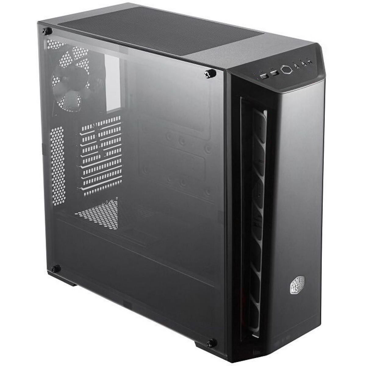 Gabinete Gamer Cooler Master Masterbox MB520, Mid Tower, Black, Sem Fonte, Com 1 Fan, MCB-B520-KANN-S01