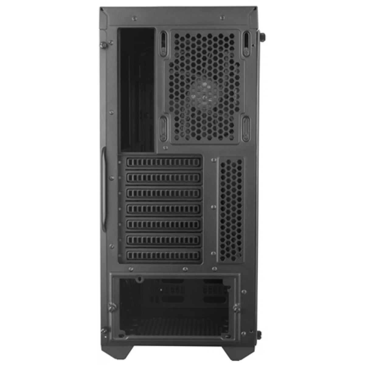 Gabinete Gamer Cooler Master Masterbox MB600L, Mid Tower, Lateral em Acrílico, Black, Sem Fonte, Com 1 Fan, MCB-B600L-KANN-S01