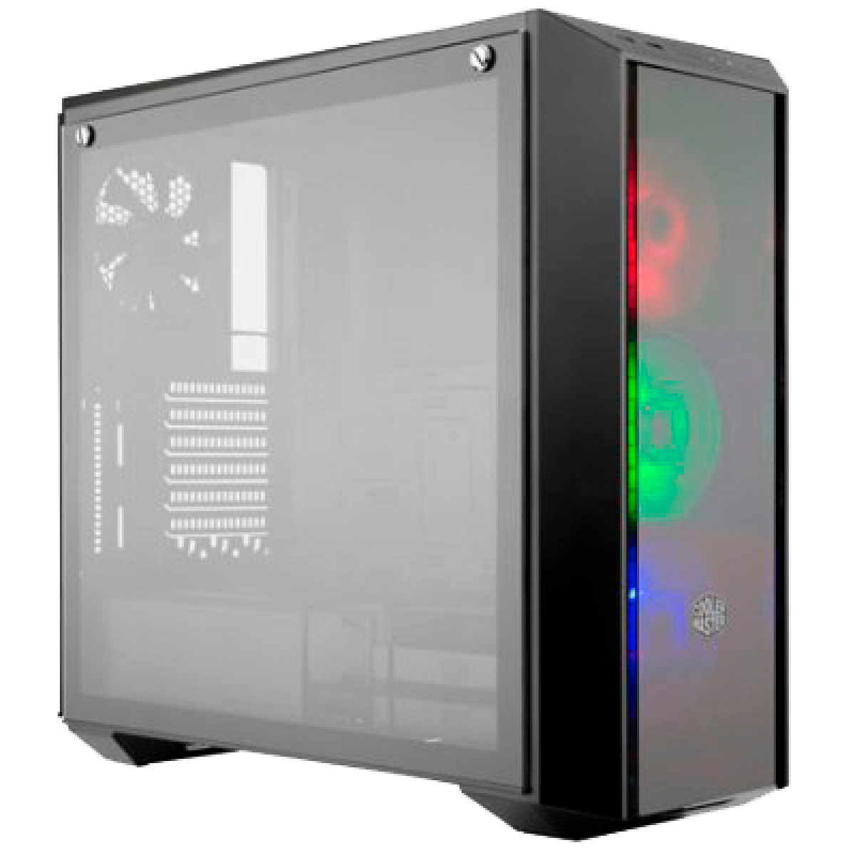 Gabinete Gamer Cooler Master MasterBox Pro 5 RGB, Mid Tower, Vidro Temperado, Black, Sem Fonte, Com 4 Fans, MCY-B5P2-KWGN-01