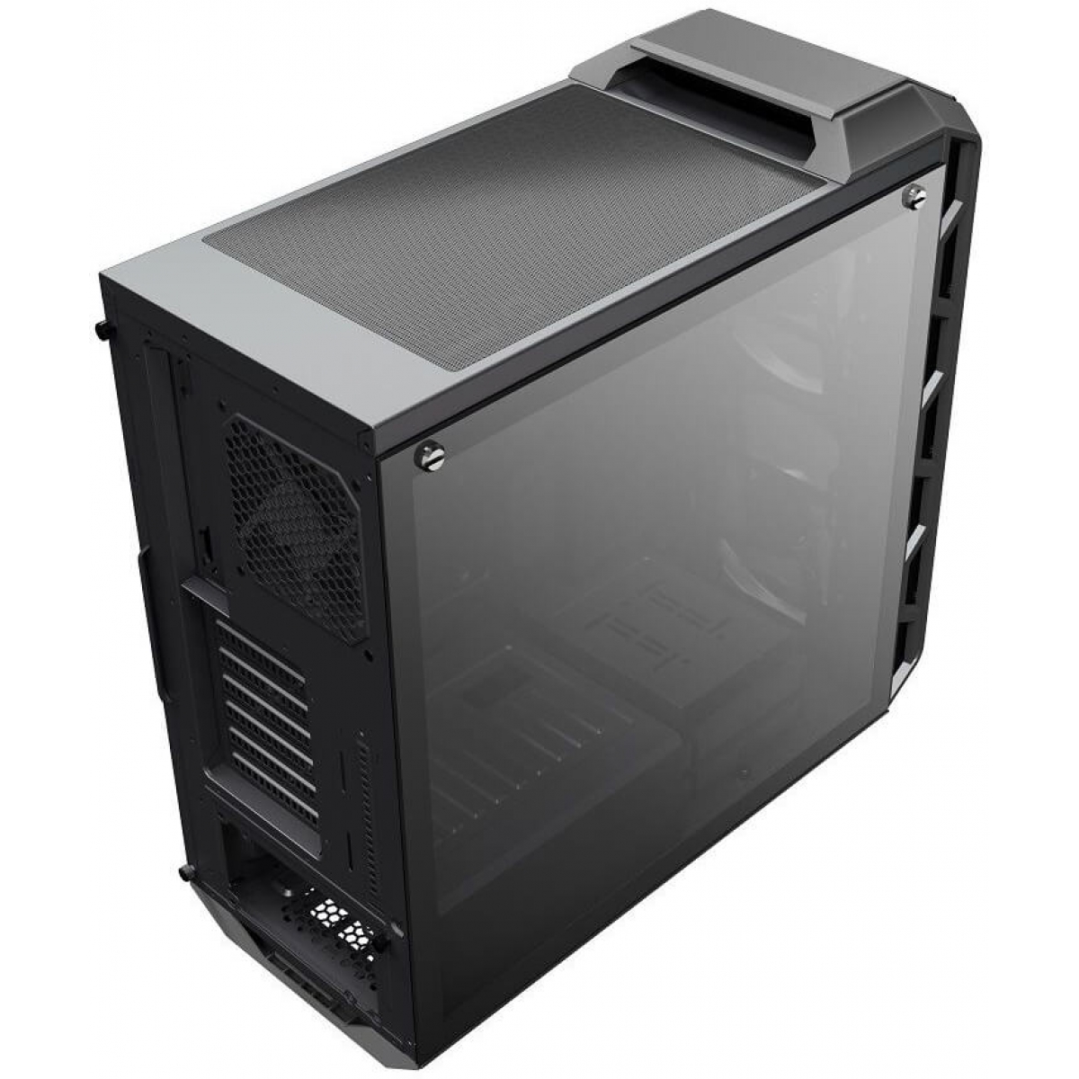 Gabinete Gamer Cooler Master Mastercase H500 RGB, Mid Tower, Com 3 Fans, Black, Sem Fonte, MCM-H500-IGNN-S00