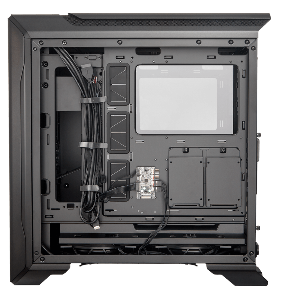 Gabinete Cooler Master Mastercase SL600M, Mid Tower, Vidro Temperado, Black, Sem Fonte, Sem Fan, MCM-SL600M-KGNN-S00