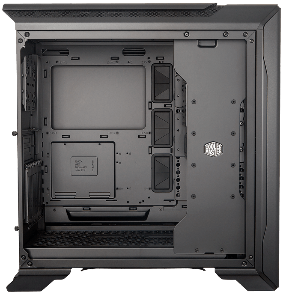 Gabinete Cooler Master Mastercase SL600M, Mid Tower, Vidro Temperado, Black, Sem Fonte, Sem Fan, MCM-SL600M-KGNN-S00
