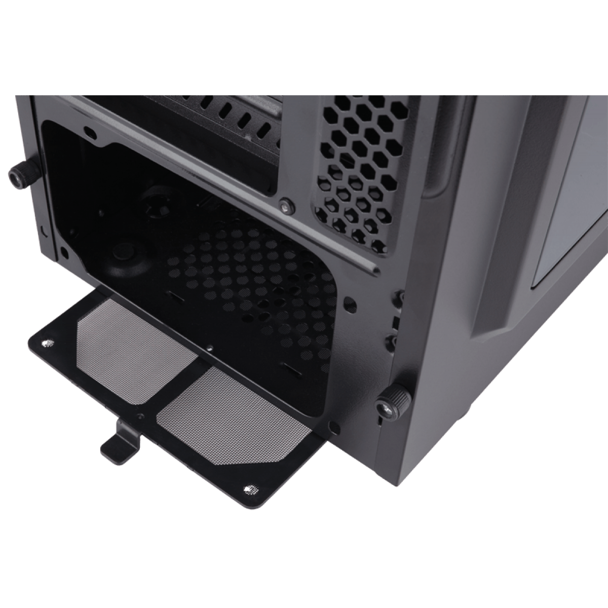 Gabinete Gamer Corsair, Carbide 88R, Mid Tower, Acrílico, Black, Sem Fonte, Com 1 Fan