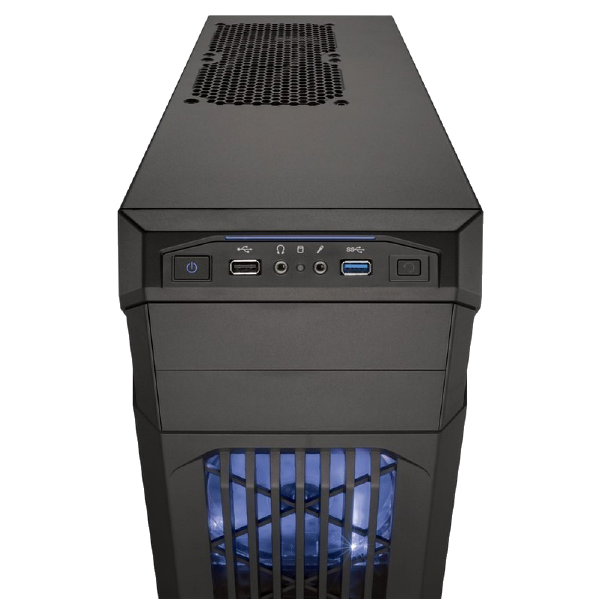 Gabinete Corsair Carbide Series SPEC-01 Azul Mid Tower Sem Fonte, Com 2 Fans