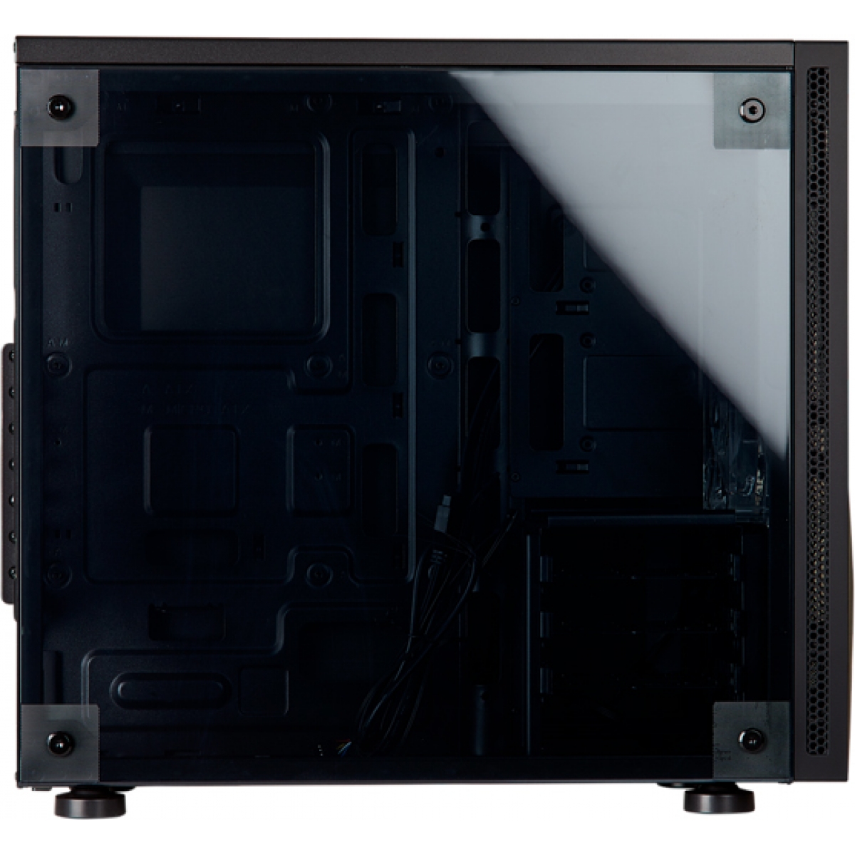 Gabinete Gamer Corsair, Carbide SPEC-05, Mid Tower, Acrílico, Black, Sem Fonte, Com 1 Fan