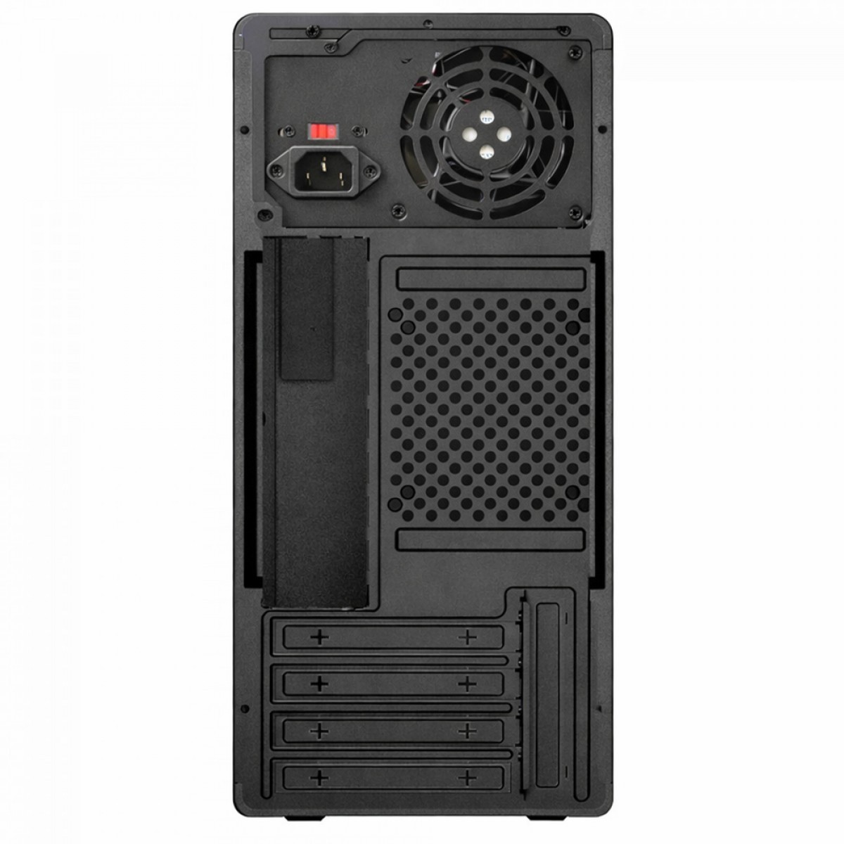 Gabinete Dr. Office D100F, Mini Tower, M-ATX, Com Fonte 200W, Sem Fans, Preto, DO-CS-ITBSFWP