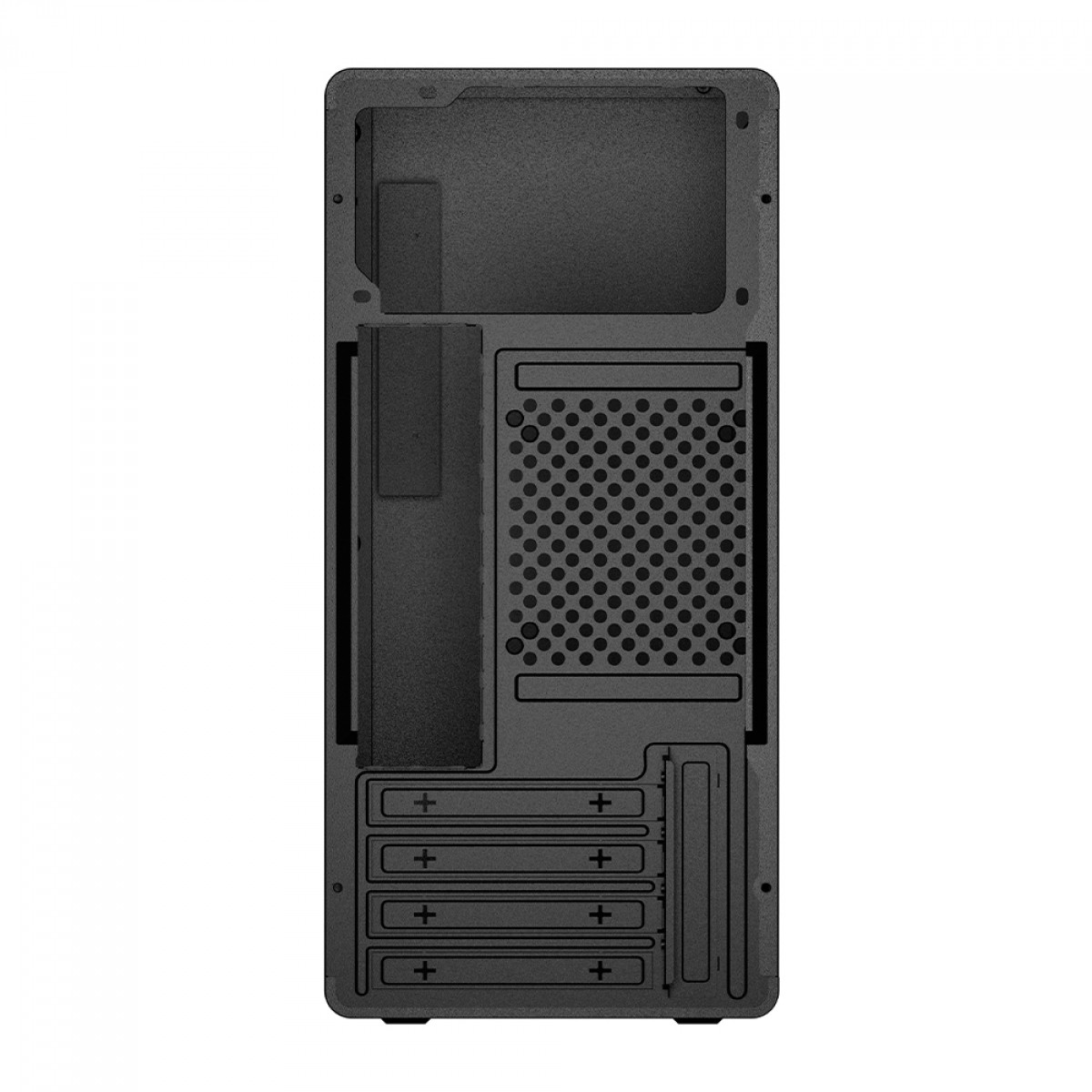 Gabinete Dr. Office, Mini Tower, M-ATX, Sem Fonte, Sem Fans, Preto, DO-CS-ITBSF