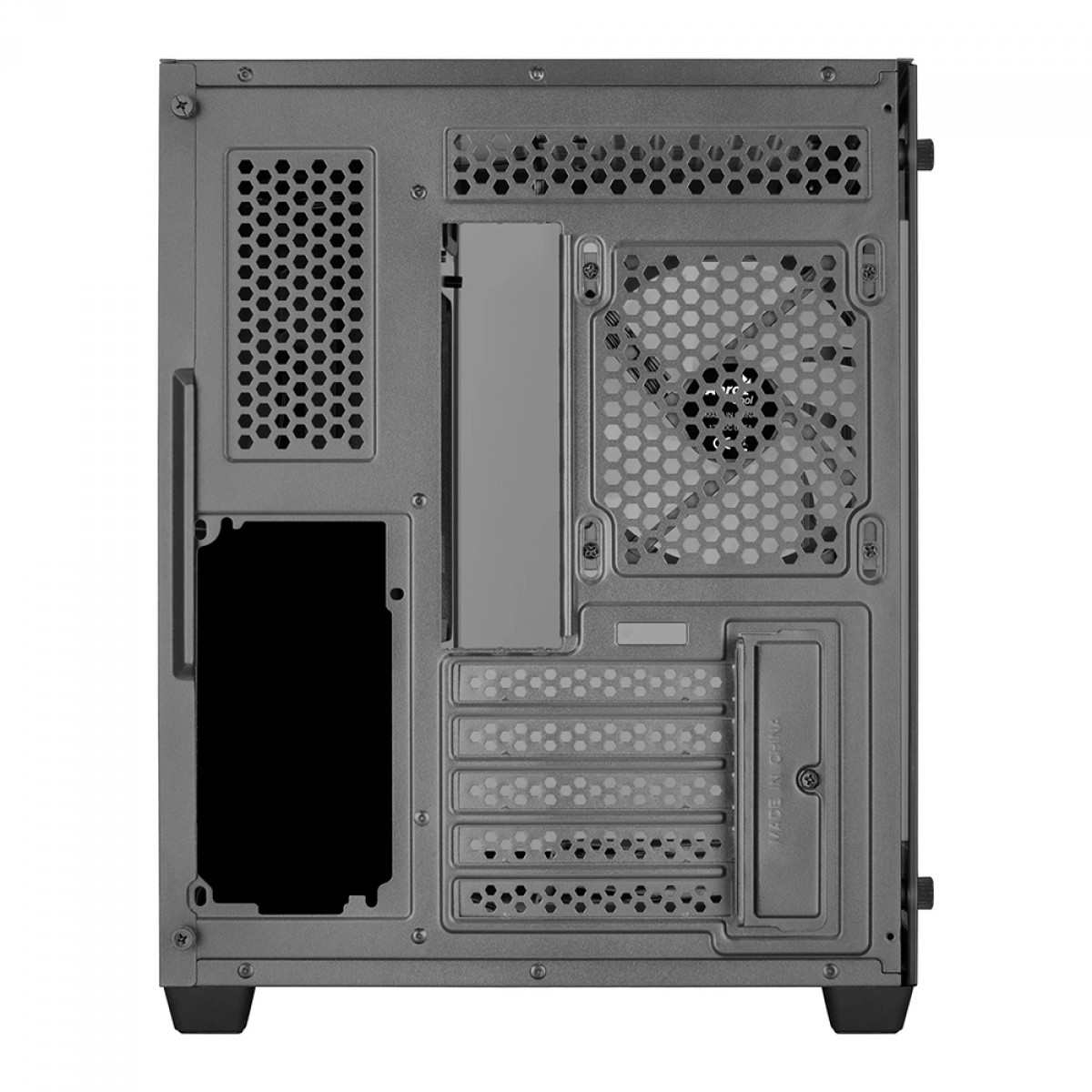 Gabinete Gamer Aerocool Dryft, Mid Tower, Vidro Temperado, Preto, Sem Fonte, Com 6 Fans ARGB