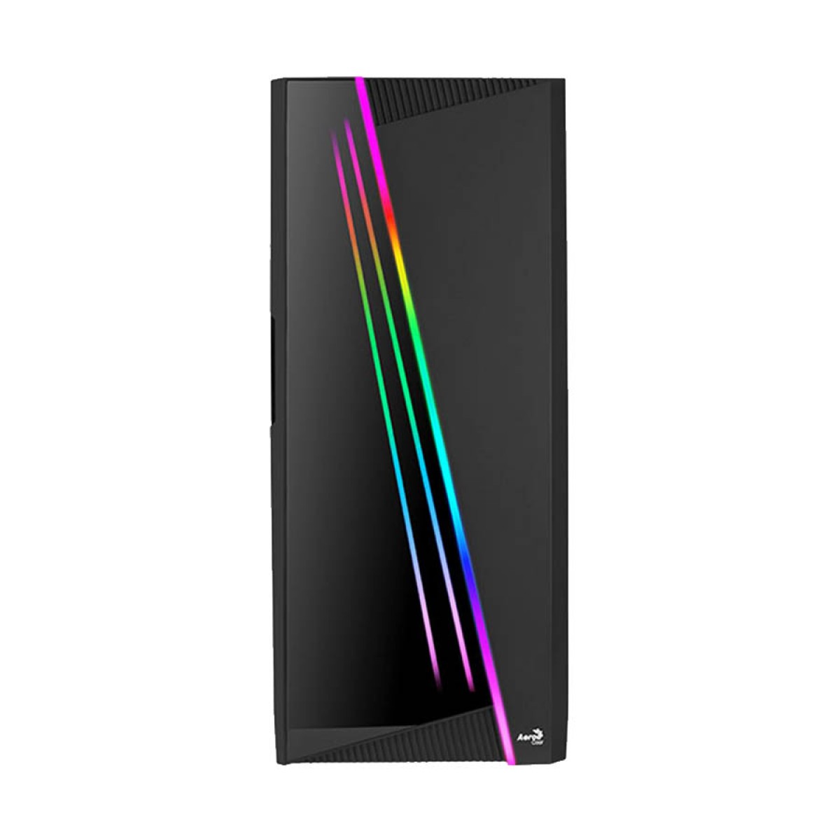 Gabinete Gamer Aerocool Mirage, Mid Tower, RGB, Vidro Temperado, Black, ATX, Sem Fonte, Com 1 Fan, MIRAGE-G-BK-V1