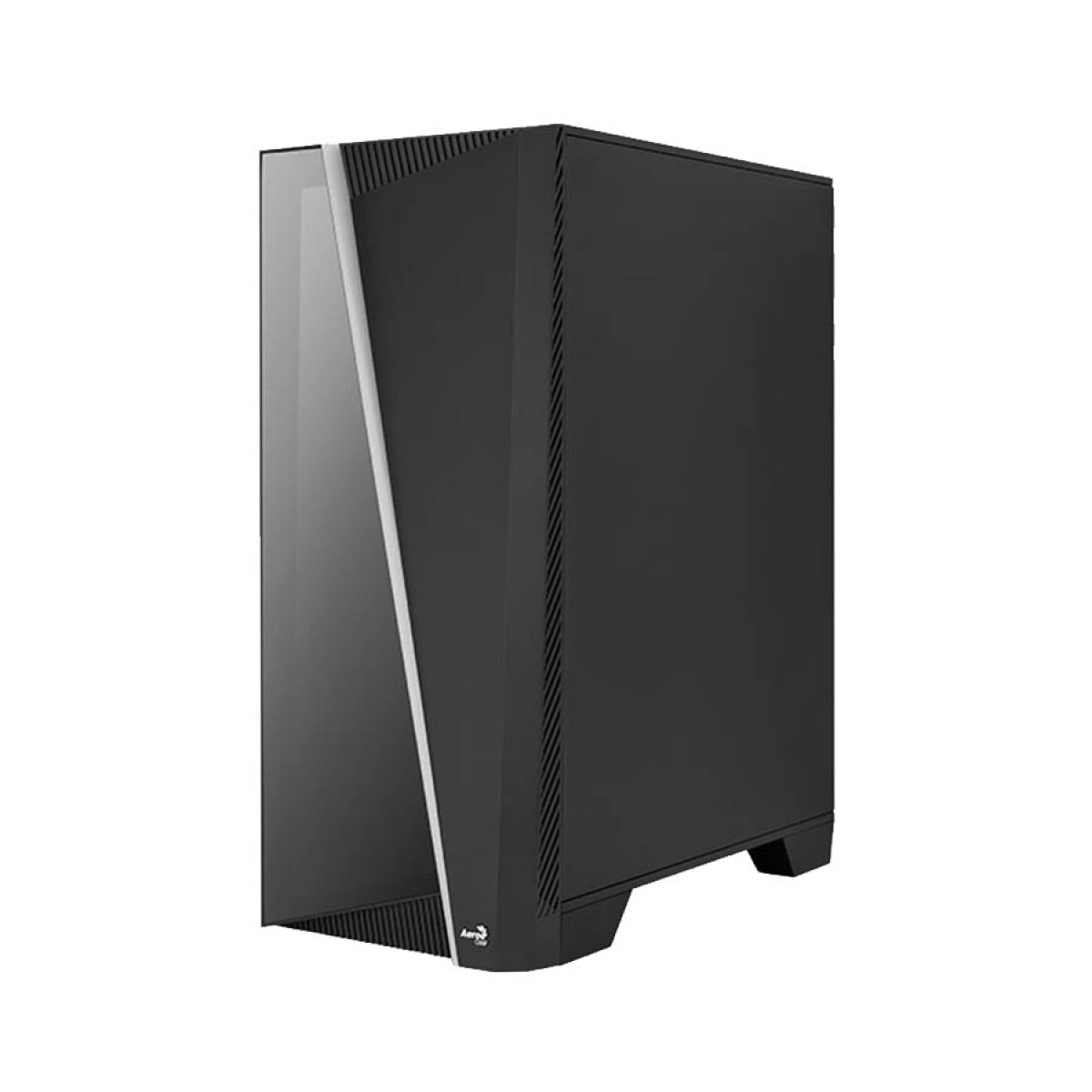 Gabinete Gamer Aerocool Mirage, Mid Tower, RGB, Vidro Temperado, Black, ATX, Sem Fonte, Com 1 Fan, MIRAGE-G-BK-V1