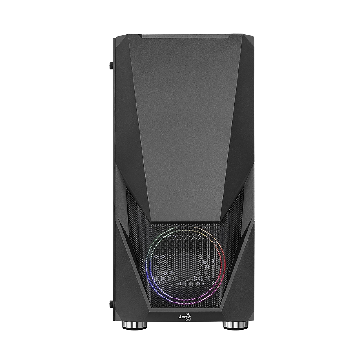 Gabinete Gamer Aerocool Zauron, Vidro Temperado, Mid Tower, Black, ATX, Sem Fonte, Com 1 Fan, 73000