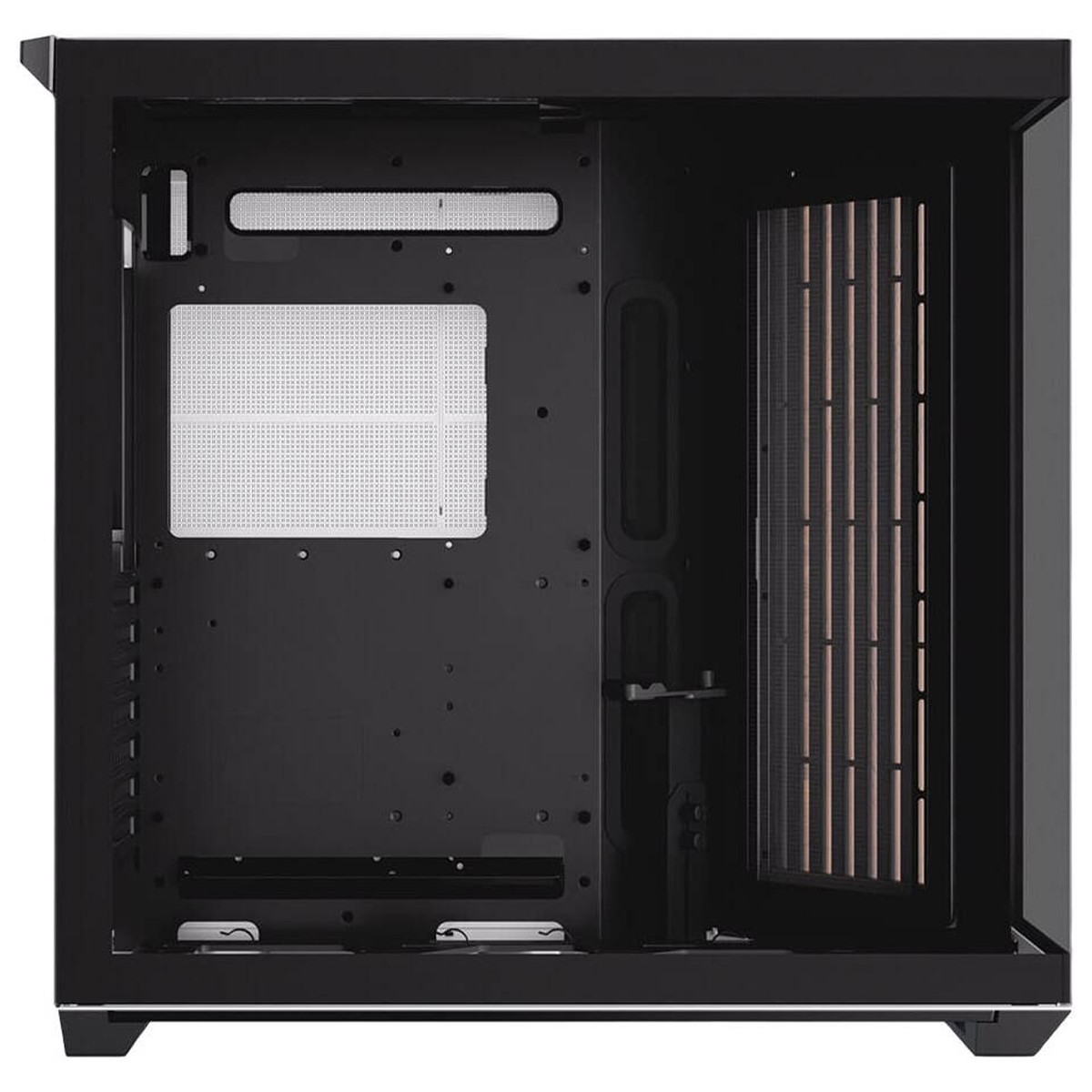 Gabinete Gamer APNX V1, Mid Tower, Vidro Temperado, ATX, Sem Fonte, Sem Fans, Black/White/Wood