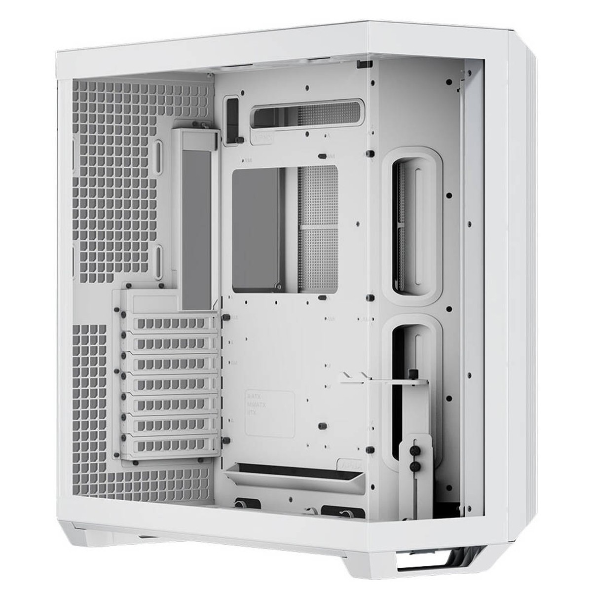 Gabinete Gamer APNX V1, Mid Tower, Vidro Temperado, ATX, Sem Fonte, Sem Fans, Branco