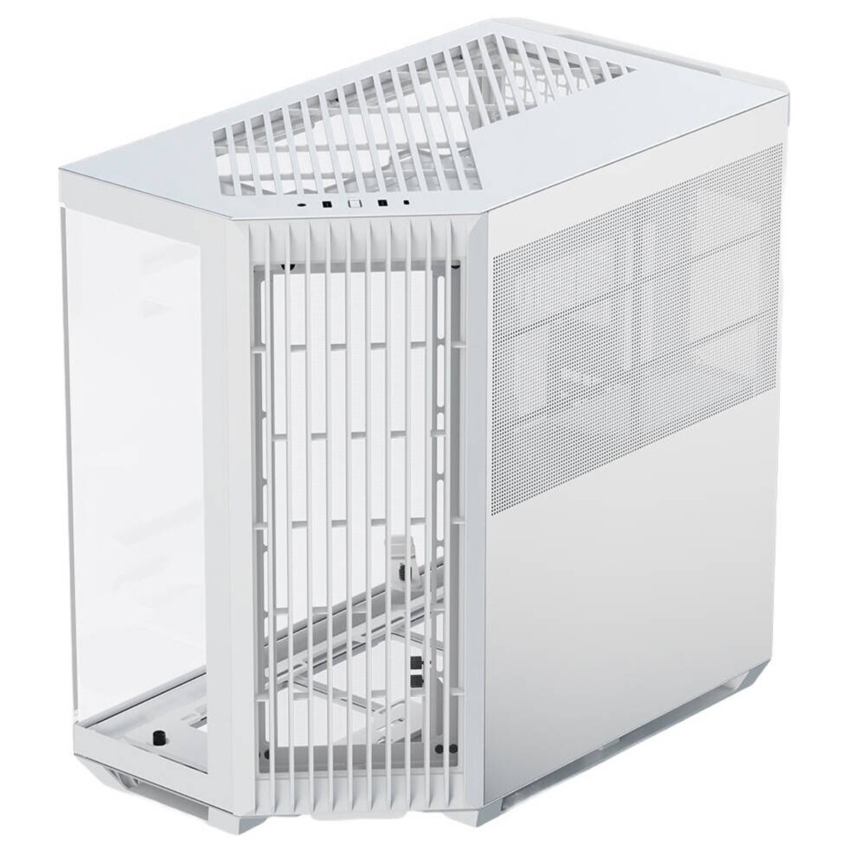 Gabinete Gamer APNX V1, Mid Tower, Vidro Temperado, ATX, Sem Fonte, Sem Fans, Branco