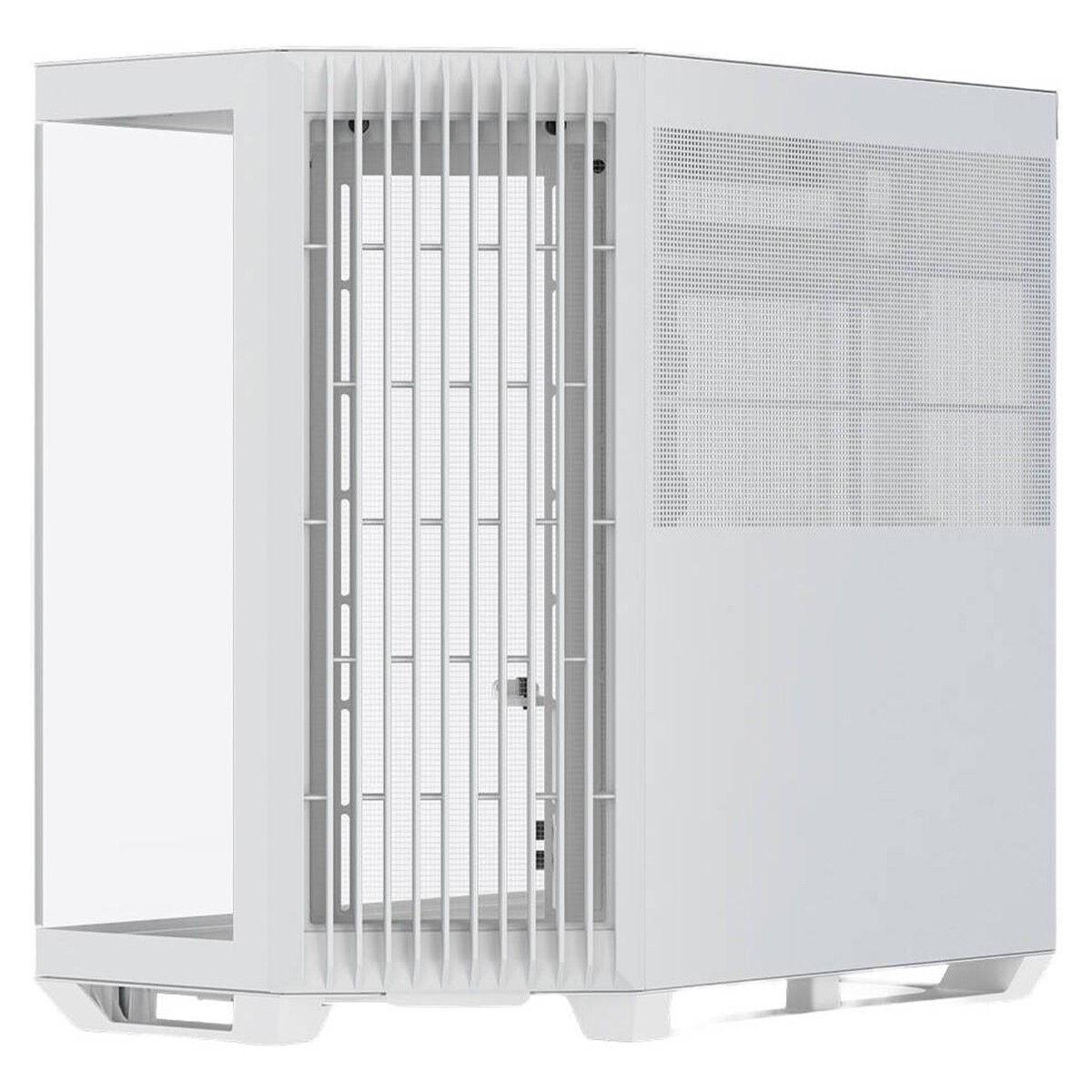 Gabinete Gamer APNX V1, Mid Tower, Vidro Temperado, ATX, Sem Fonte, Sem Fans, Branco