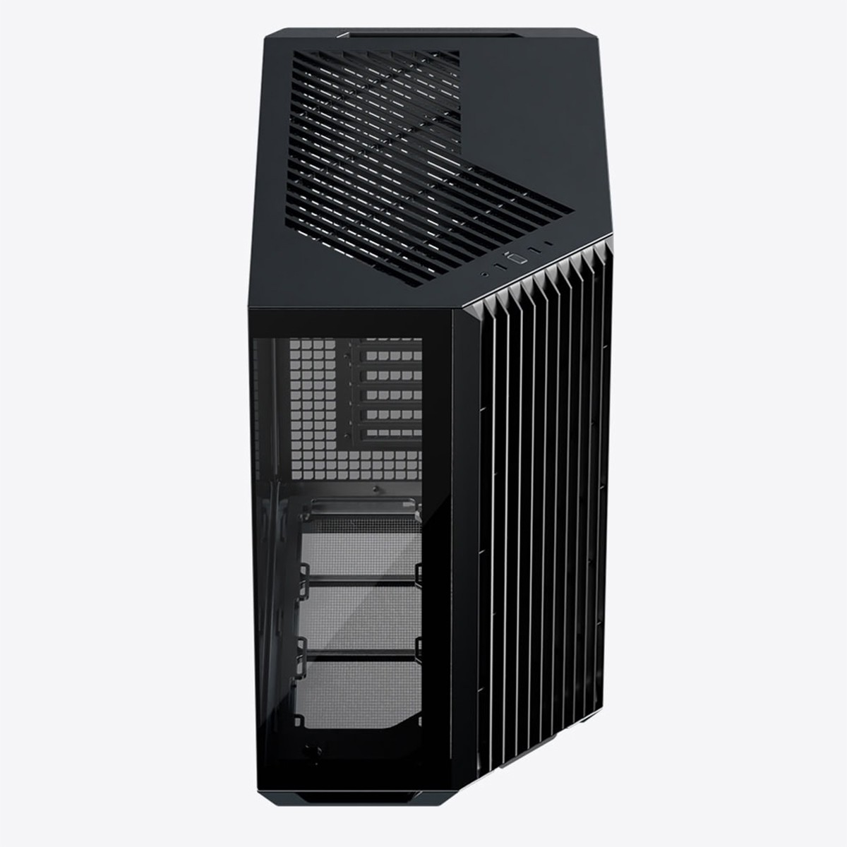 Gabinete Gamer APNX V1, Mid Tower, Vidro Temperado, ATX, Sem Fonte, Sem Fans, Preto