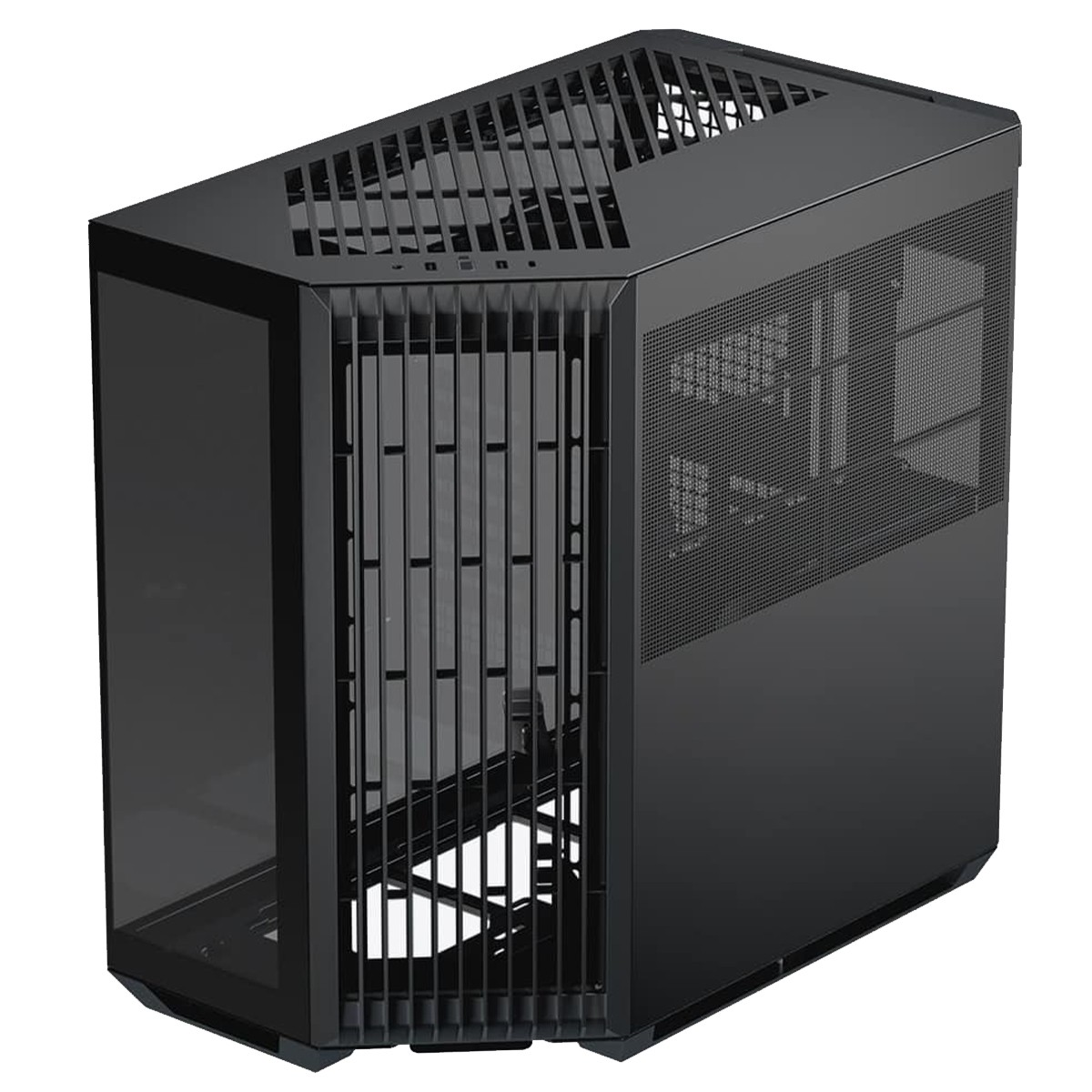 Gabinete Gamer APNX V1, Mid Tower, Vidro Temperado, ATX, Sem Fonte, Sem Fans, Preto