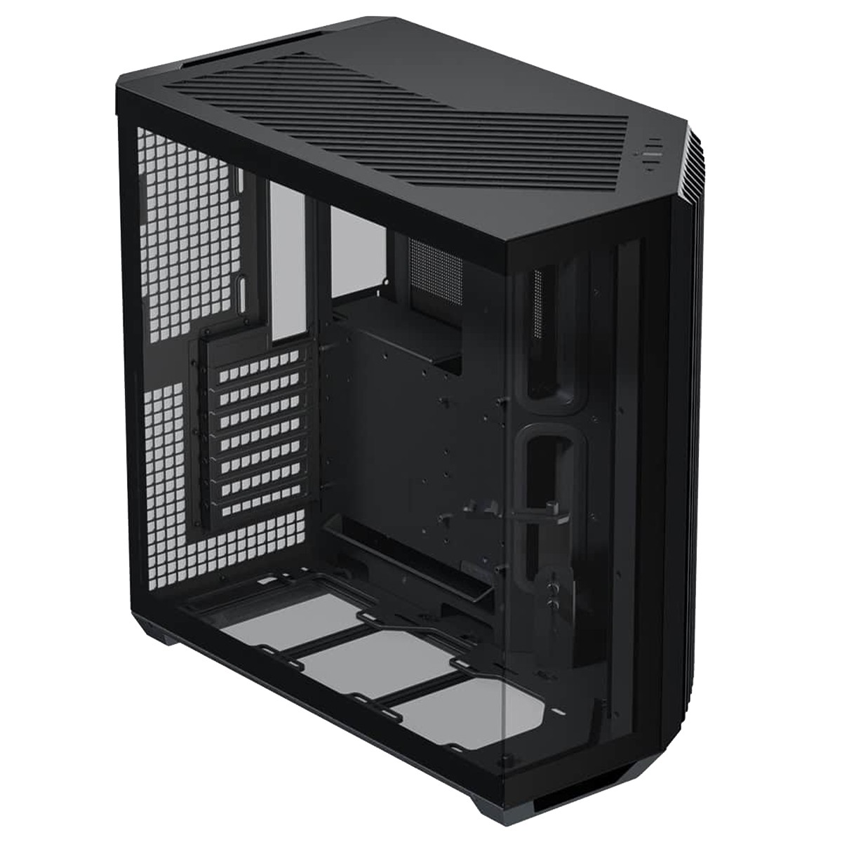 Gabinete Gamer APNX V1, Mid Tower, Vidro Temperado, ATX, Sem Fonte, Sem Fans, Preto