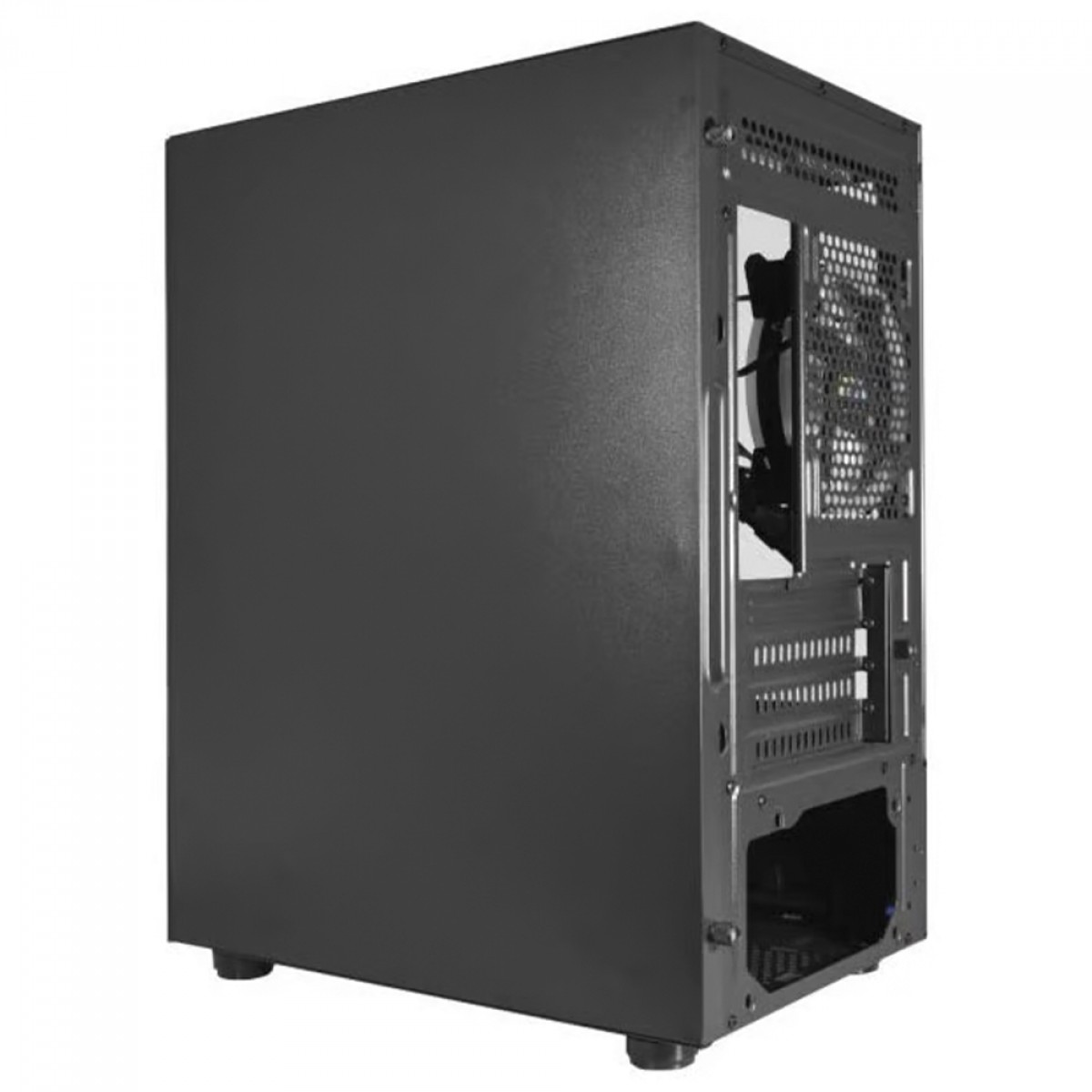 Gabinete Gamer Aquario K-MEX Medusa II CG-02TW, Mid Tower, Vidro Temperado, M-ATX, Sem Fonte, Com 3 Fans RGB, Preto, CG02TWRH002CB0X