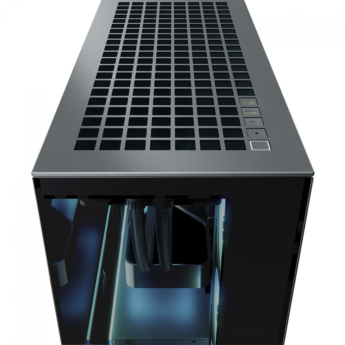 Gabinete Gamer Arctic Xtender Black, Mid Tower, Vidro Temperado Fumê, E-ATX, Com 5 Fans, Preto, ACPCC00015A