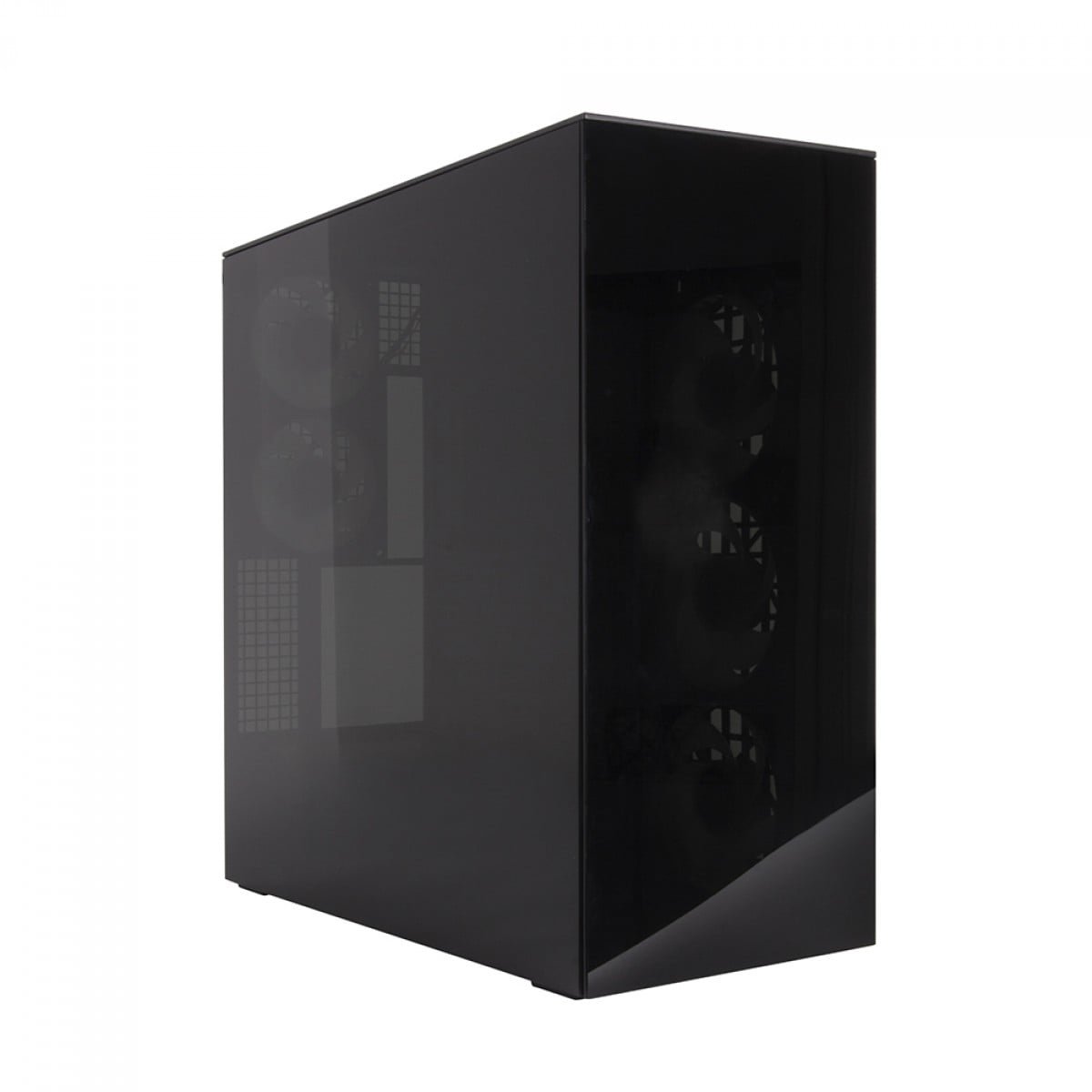 Gabinete Gamer Arctic Xtender Black, Mid Tower, Vidro Temperado Fumê, E-ATX, Com 5 Fans, Preto, ACPCC00015A