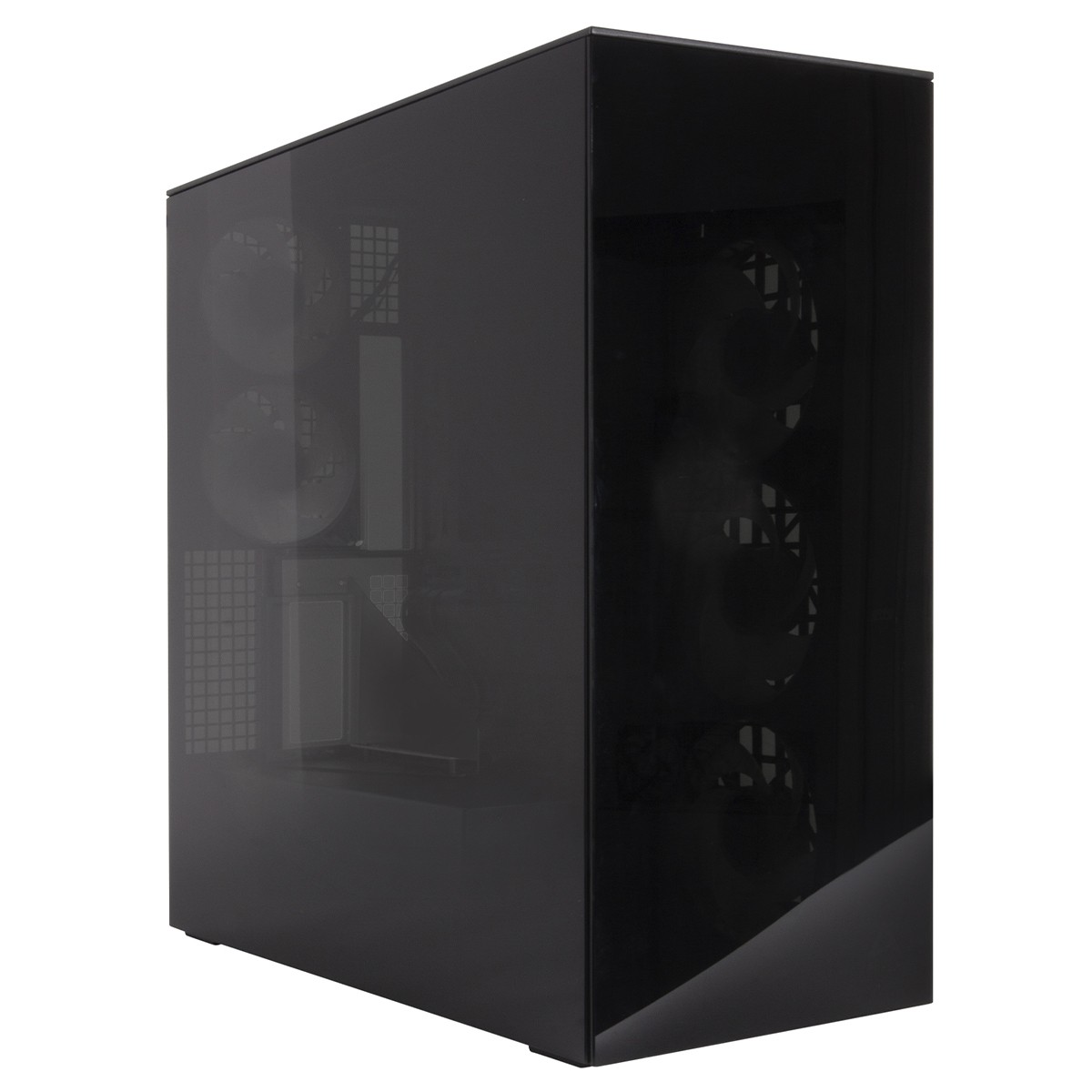Gabinete Gamer Arctic Xtender VG Black, Mid Tower, Vidro Temperado Fumê, E-ATX, Com 5 Fans, Preto, ACPCC00016A