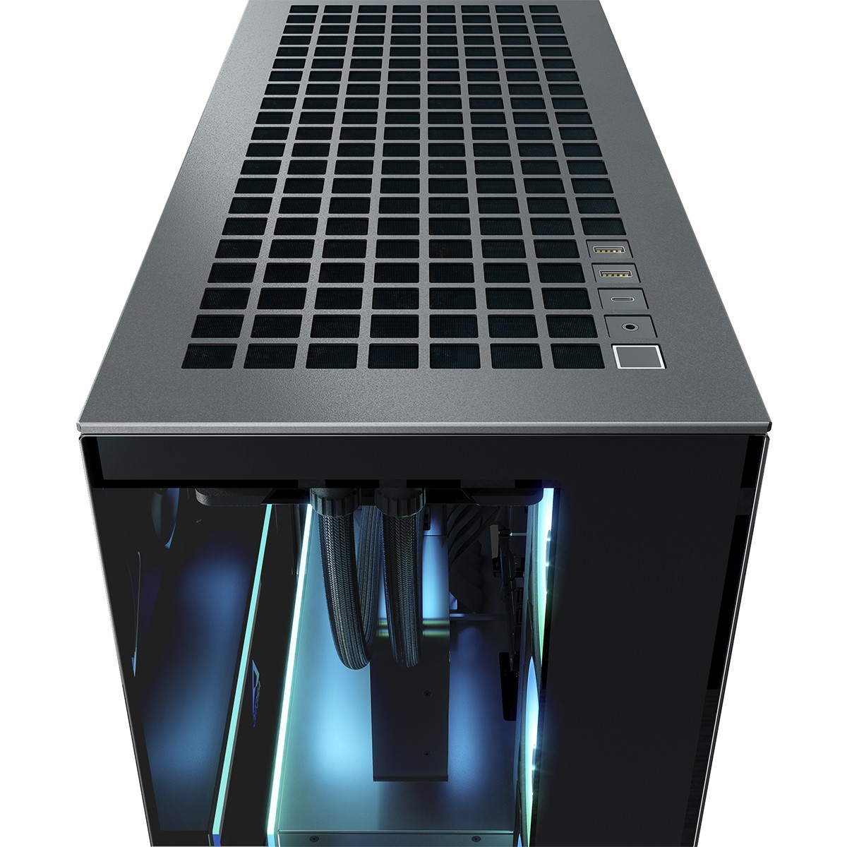Gabinete Gamer Arctic Xtender VG, Mid Tower, Vidro Temperado Espelhado, E-ATX, Com 5 Fans, Preto, ACPCC00019A
