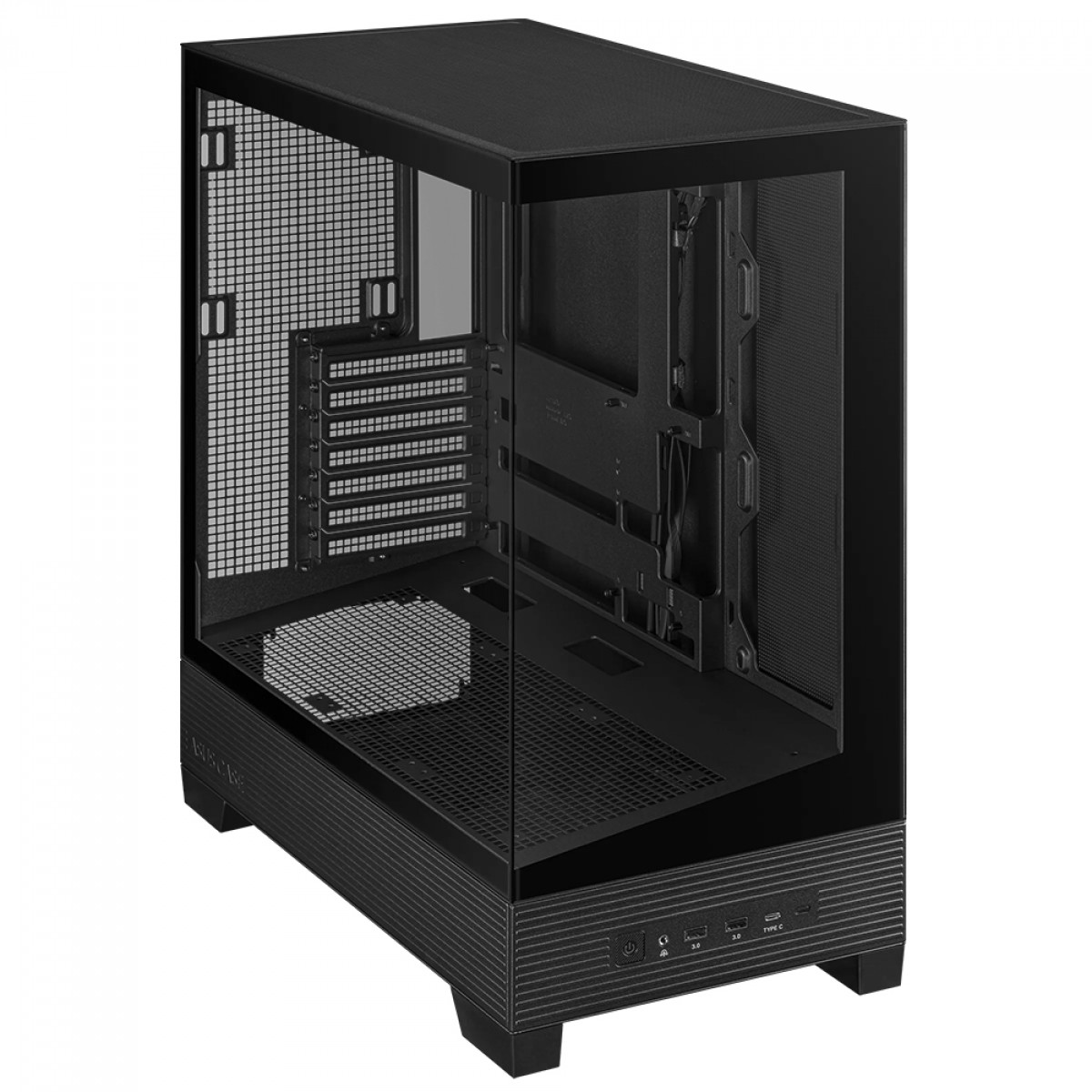 Gabinete Gamer Asus A31, Mid Tower, Vidro Temperado, ATX, Sem Fonte, Sem Fan, Preto, 90DC00R0-B00000