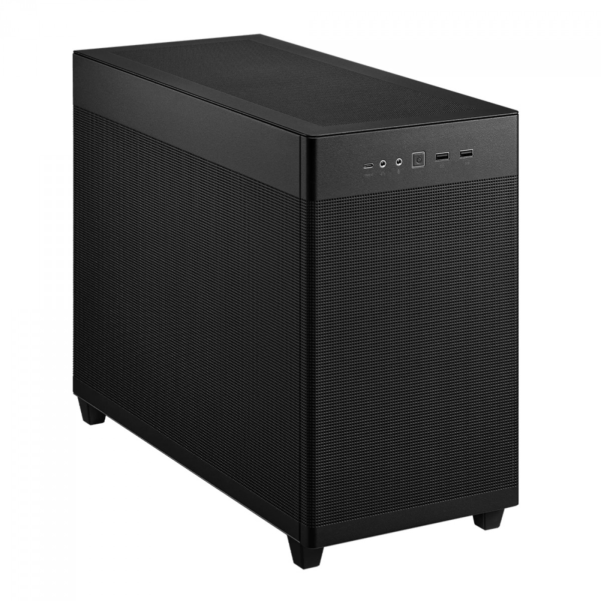 Gabinete Gamer Asus Prime AP201, Mini Tower, Mesh, MATX, Preto, Com 1 Fan, 90DC00G0-B30000