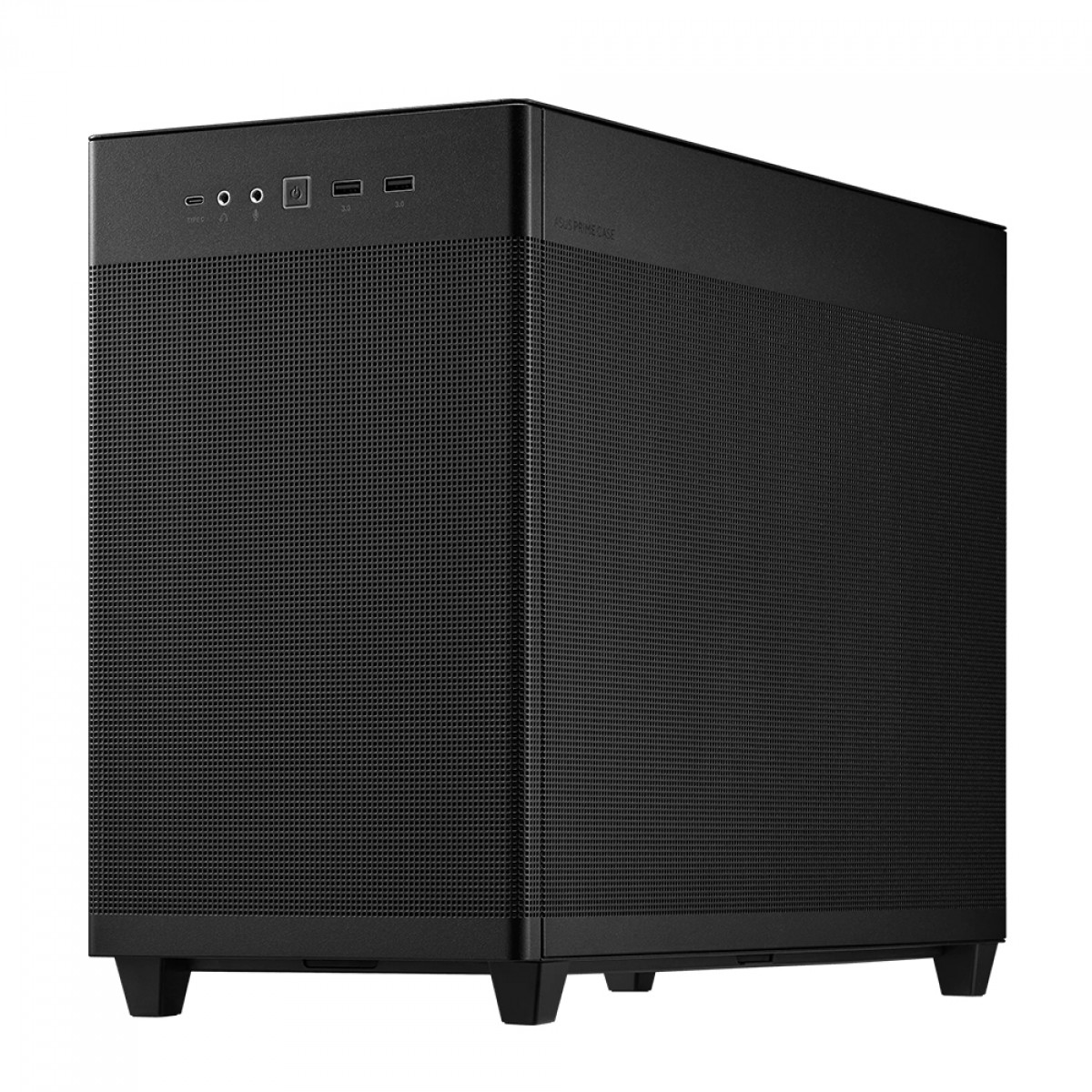 Gabinete Gamer Asus Prime AP201, Mini Tower, Mesh, MATX, Preto, Com 1 Fan, 90DC00G0-B30000